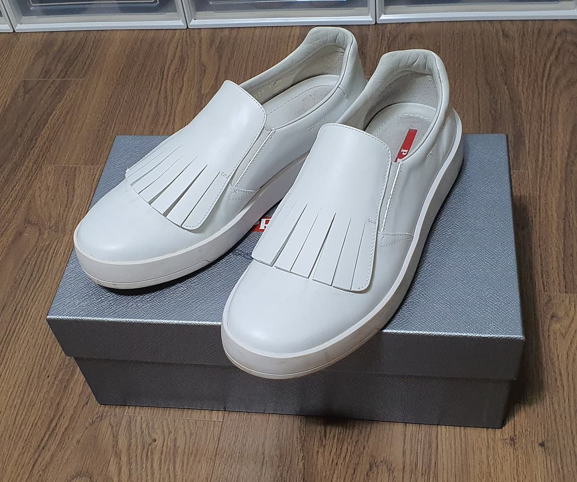 프라다 프린지 레더 슈즈 7 상품이미지1