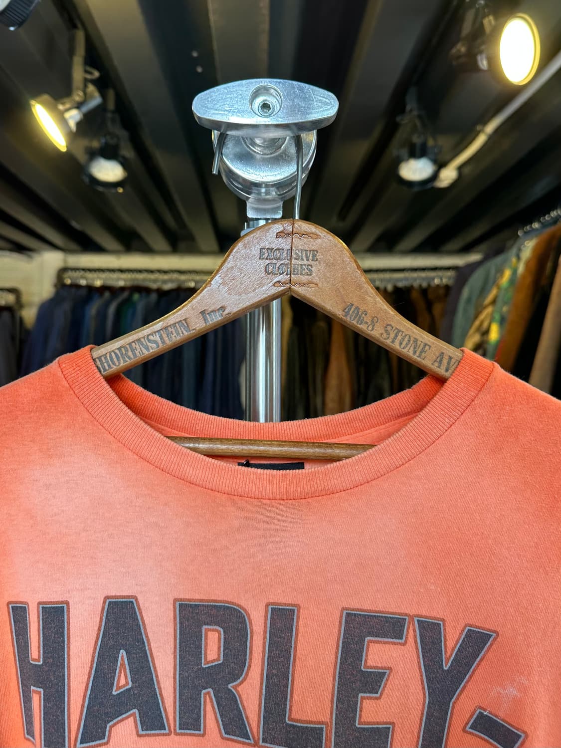 힐리데이비슨 페이드 프린팅 롱슬리브 티셔츠 상품이미지3