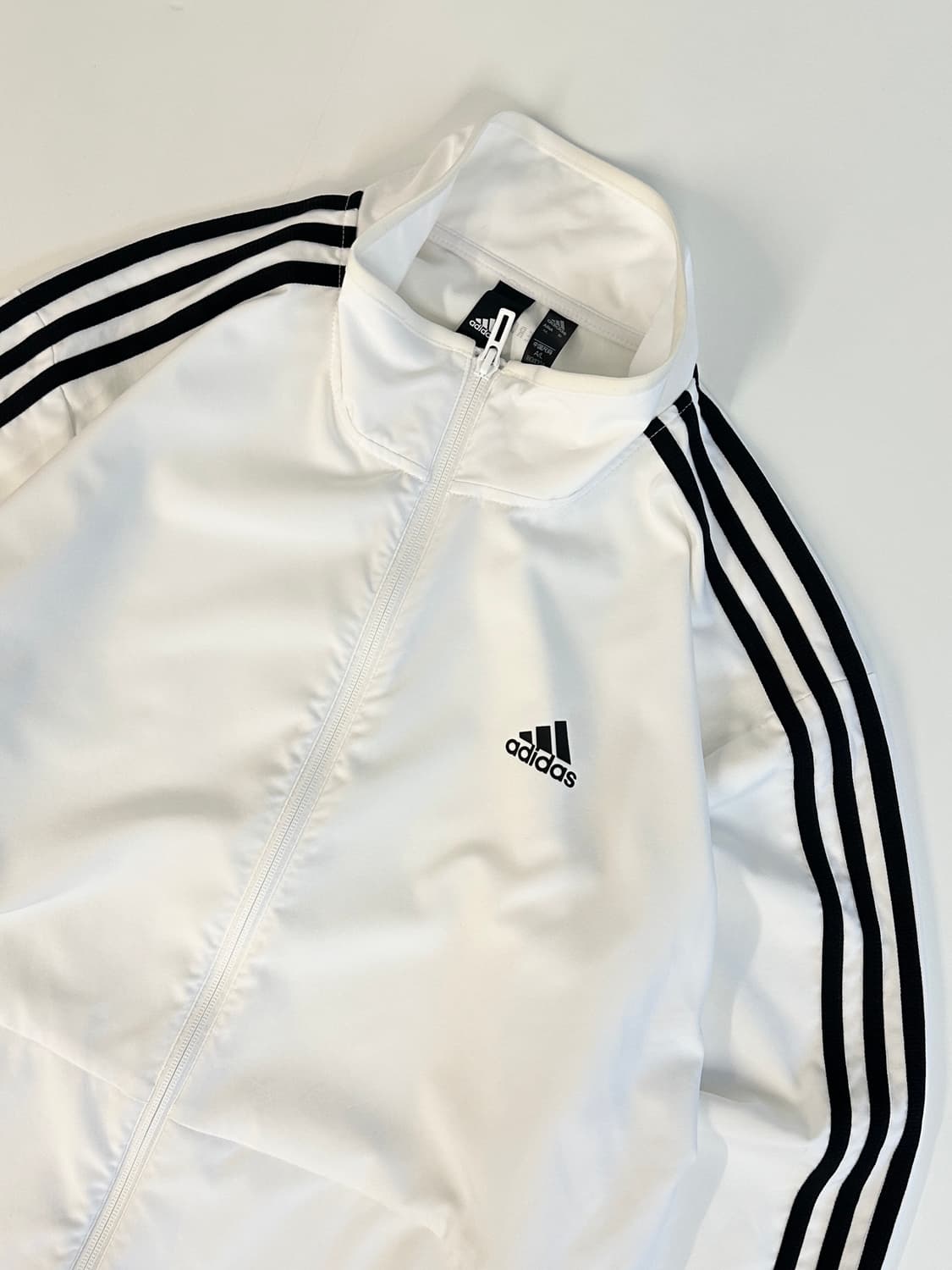아디다스 adidas 화이트 하이넥 오버핏 바막져지 xl 상품이미지1