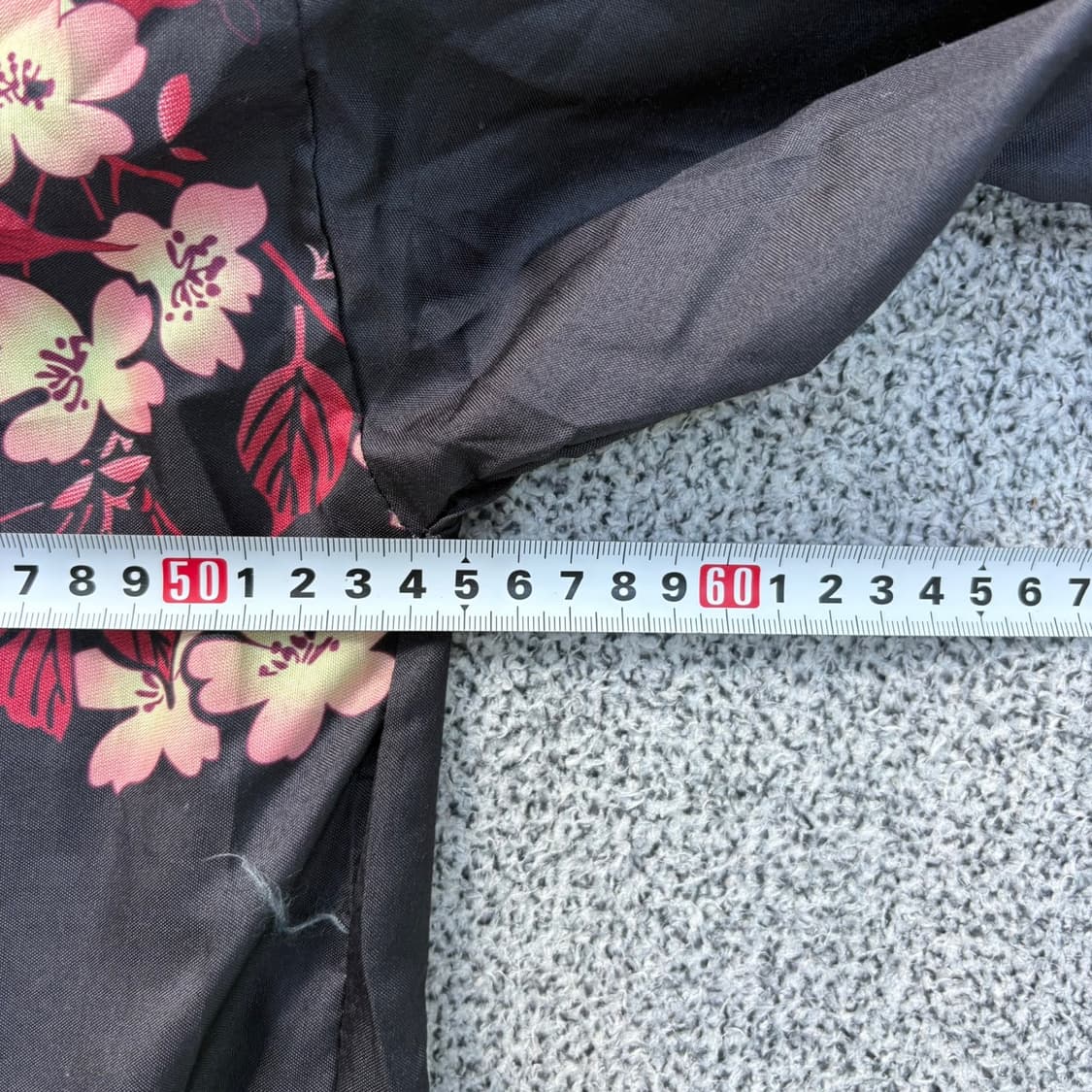 실측확인 벚꽃 잉어 일본 가디건 기모노 0423J 상품이미지4