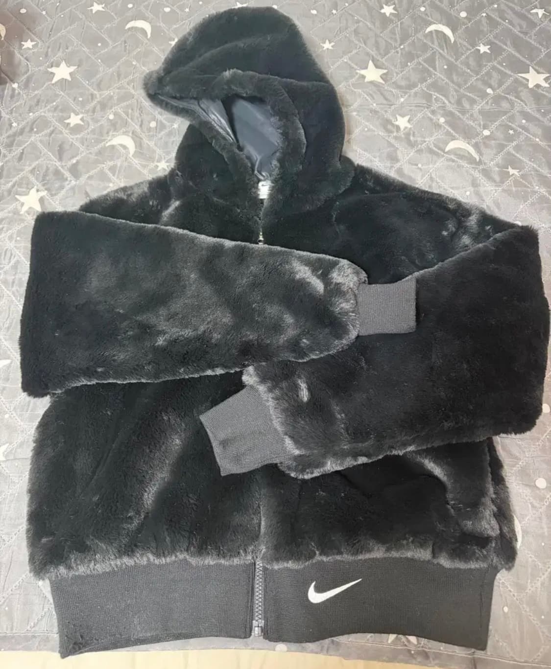 나이키 우먼 에센셜 퍼 자켓 블랙 m 상품이미지4