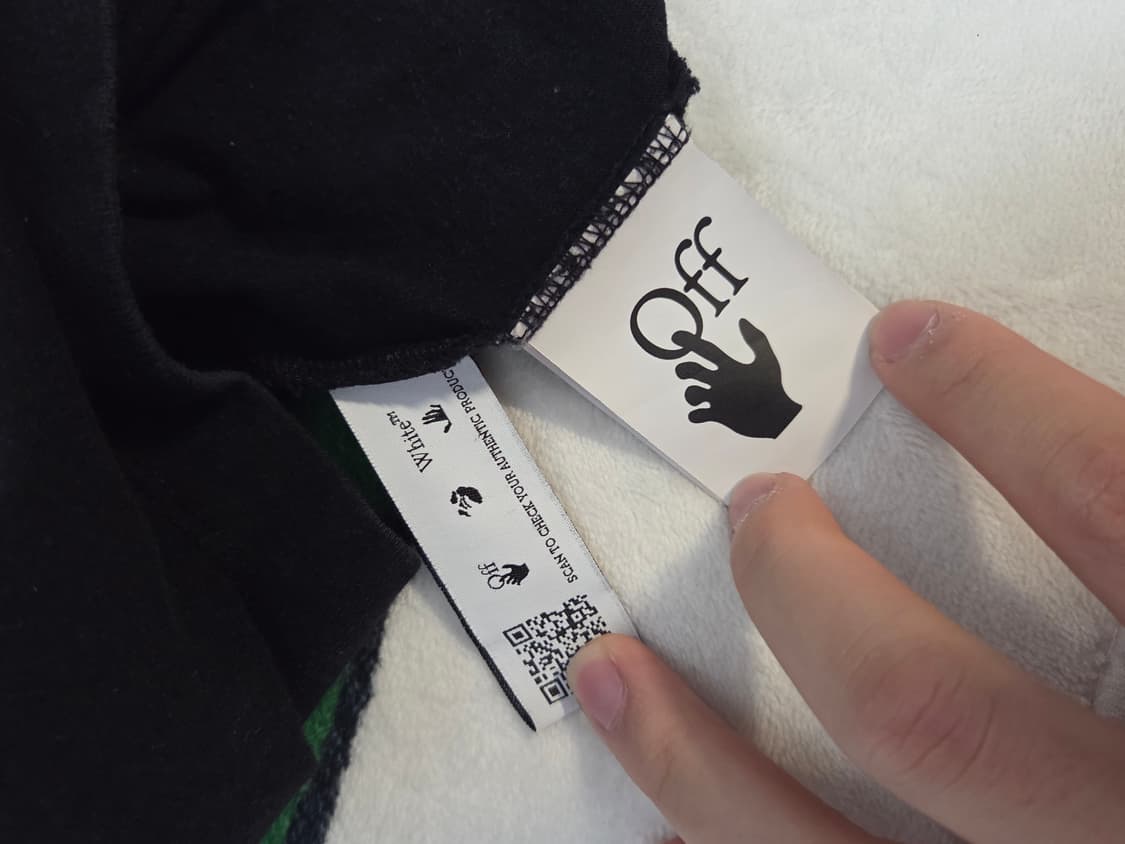 오프화이트 19 f/w 모나리자 티셔츠 블랙 L 상품이미지4