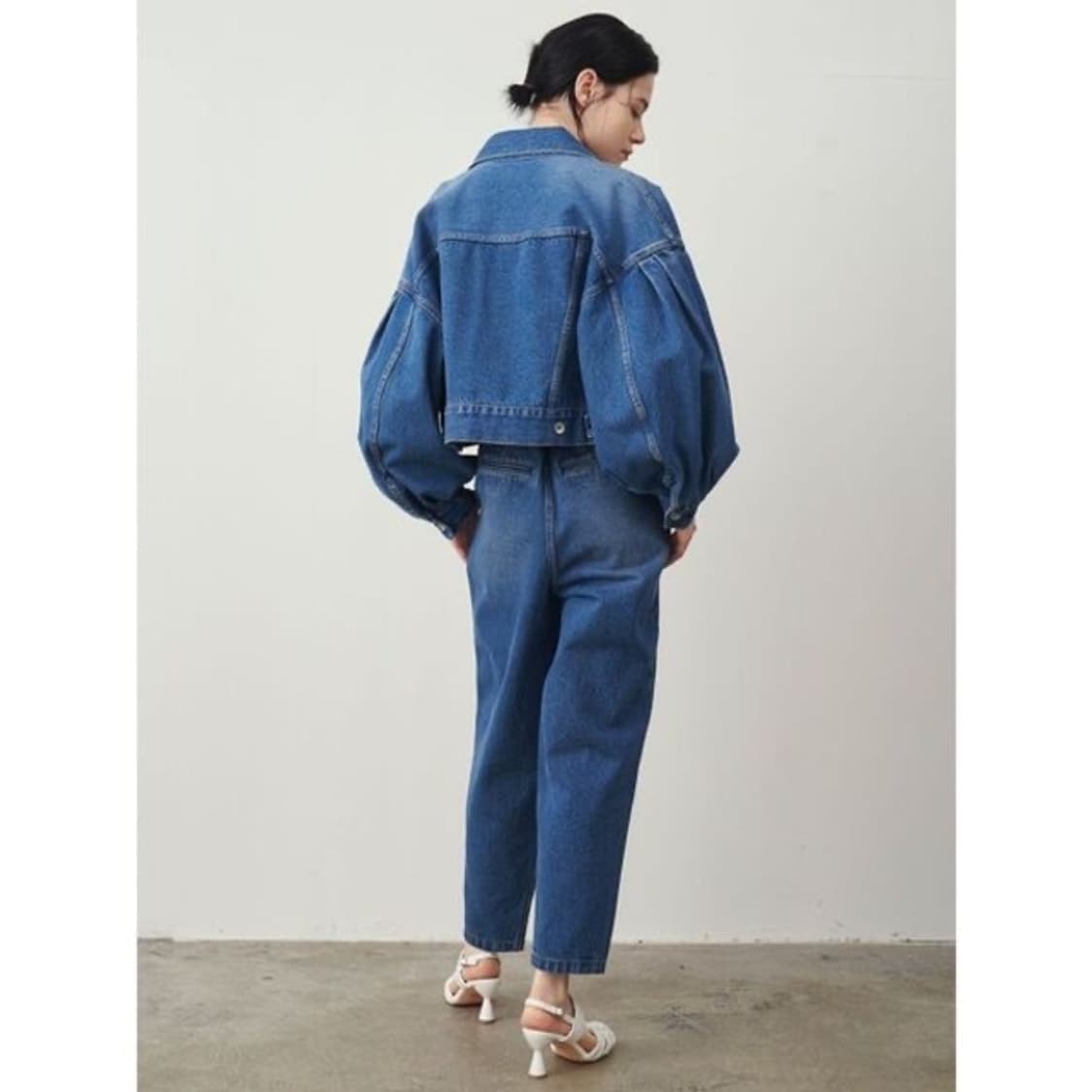 ELENDEEK 볼륨슬리브  데님자켓 상품이미지2