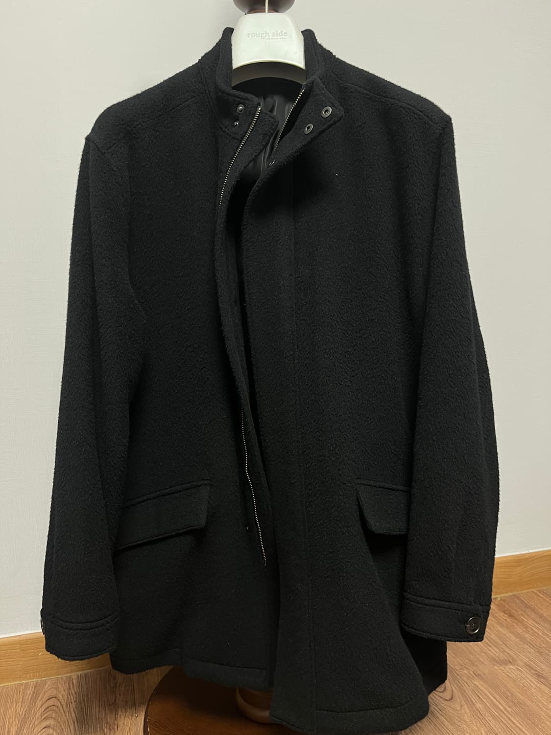 고낙 m65 wool alpaca coat - black m-65  상품이미지3