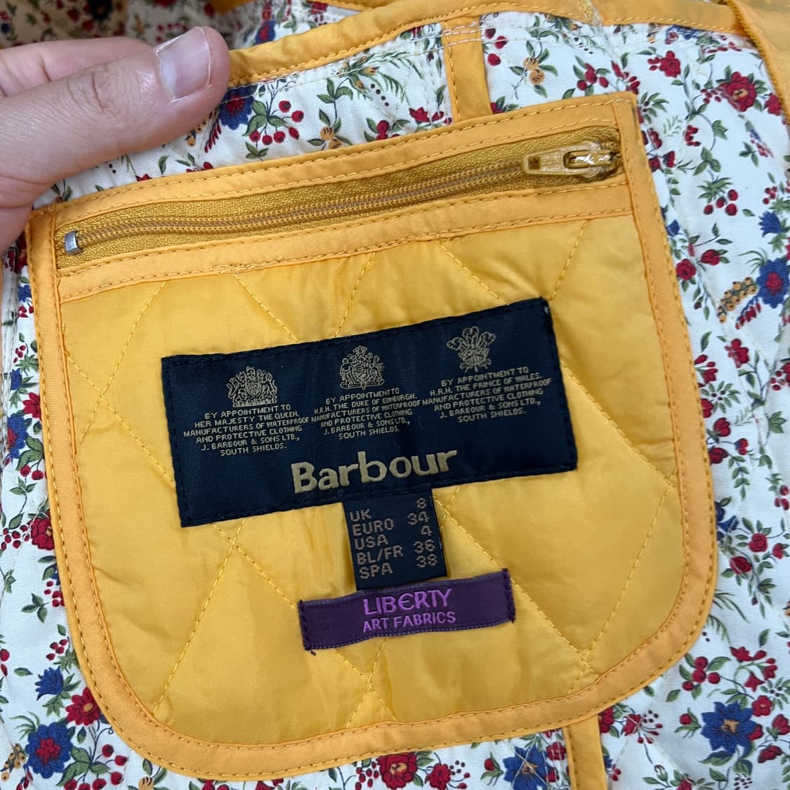 바버 우먼 퀼팅자켓 Uk8 상품이미지4