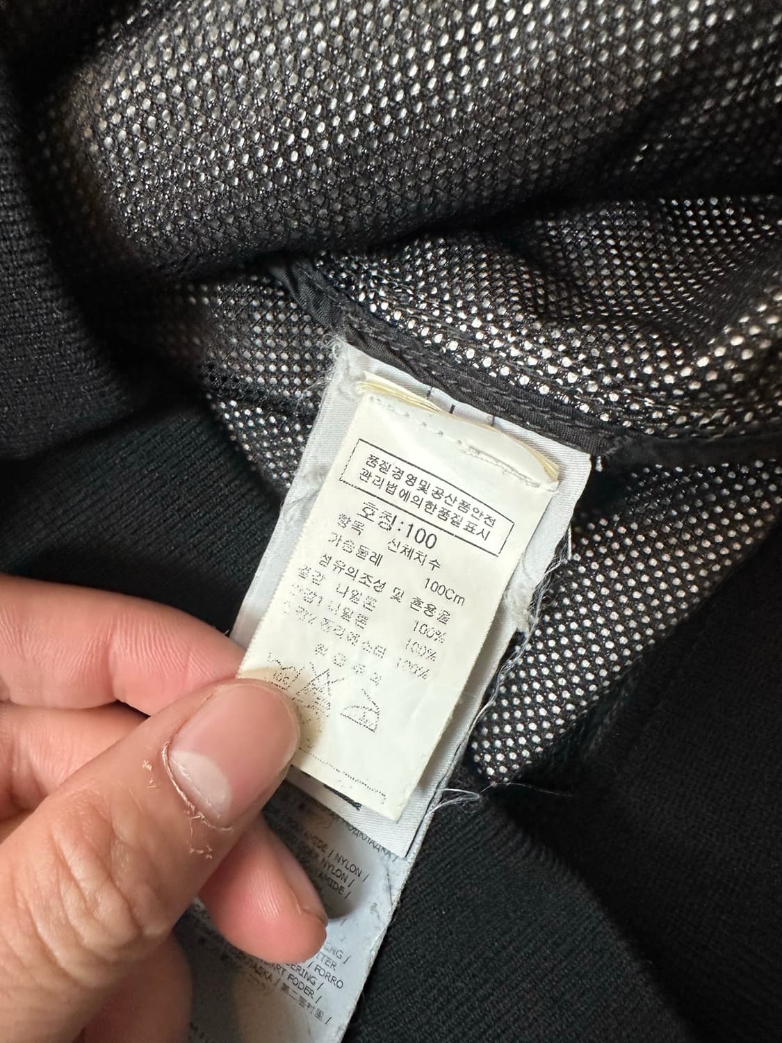 스톤아일랜드 나일론 메탈 후드 바람막이 블랙 95 상품이미지8