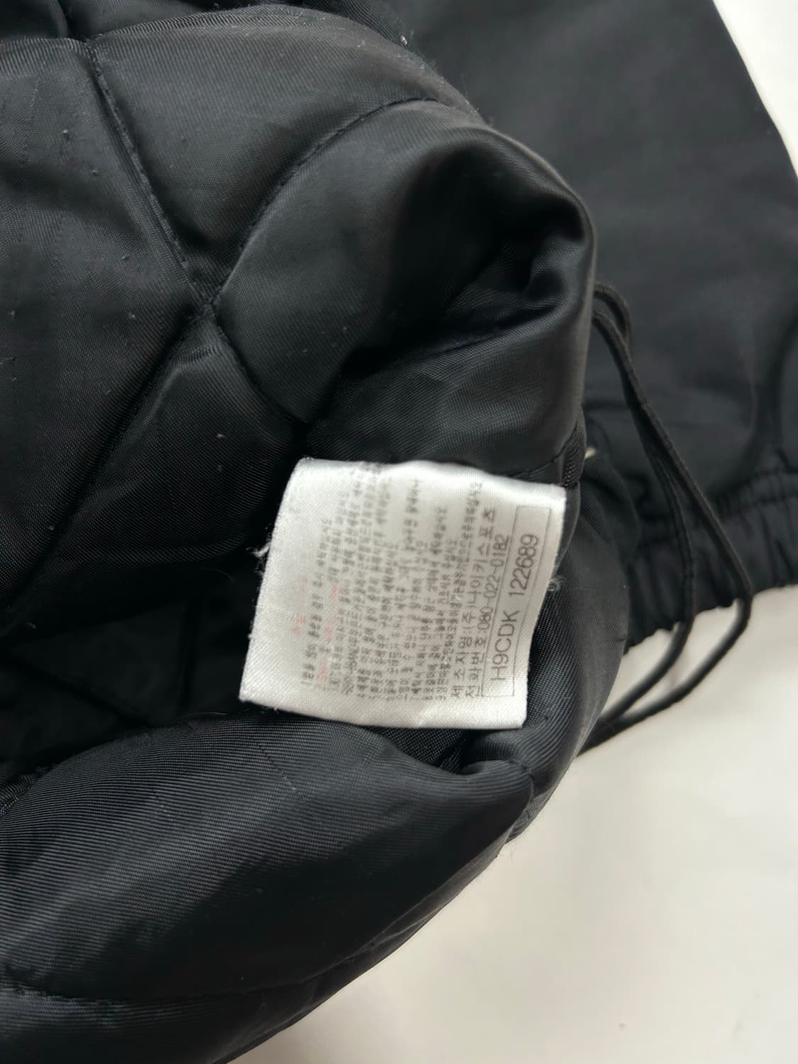 나이키 올드스쿨 화이트 라인 누빔 점퍼 M 상품이미지6