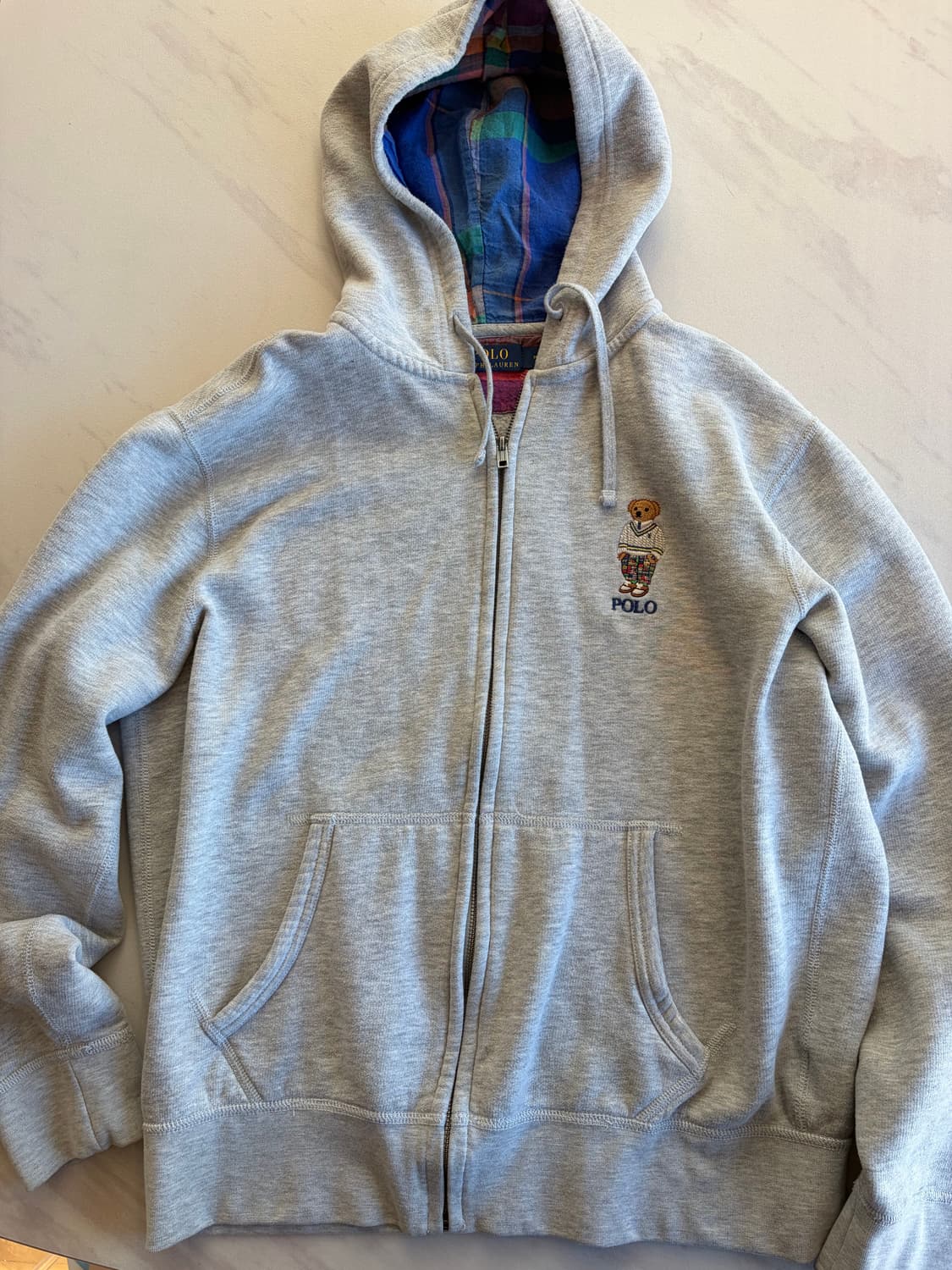 폴로 폴로베어 플리스 후드집업 상품이미지1