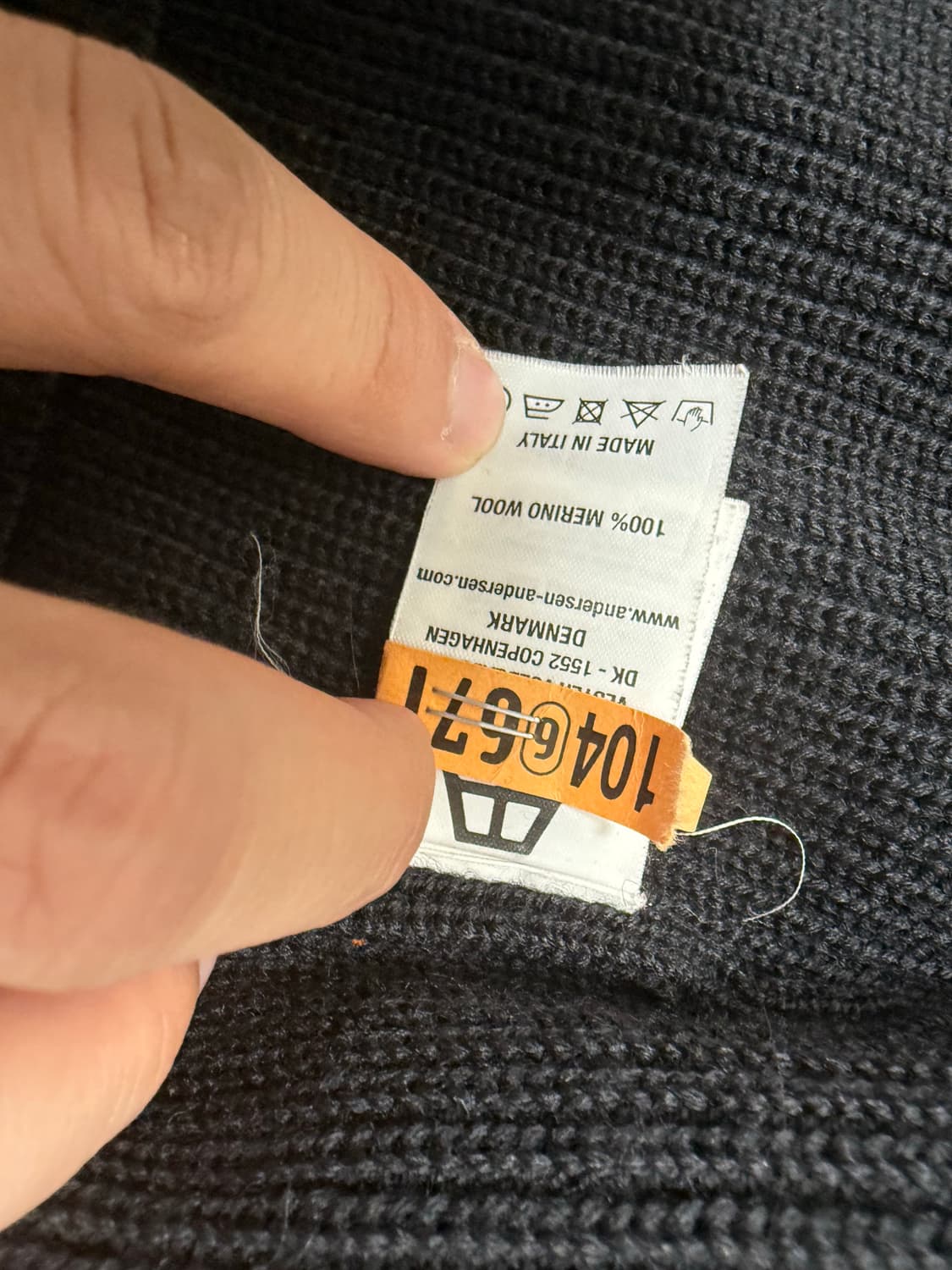 안데르센안데르센 스키퍼 블랙L 판매합니다 상품이미지3