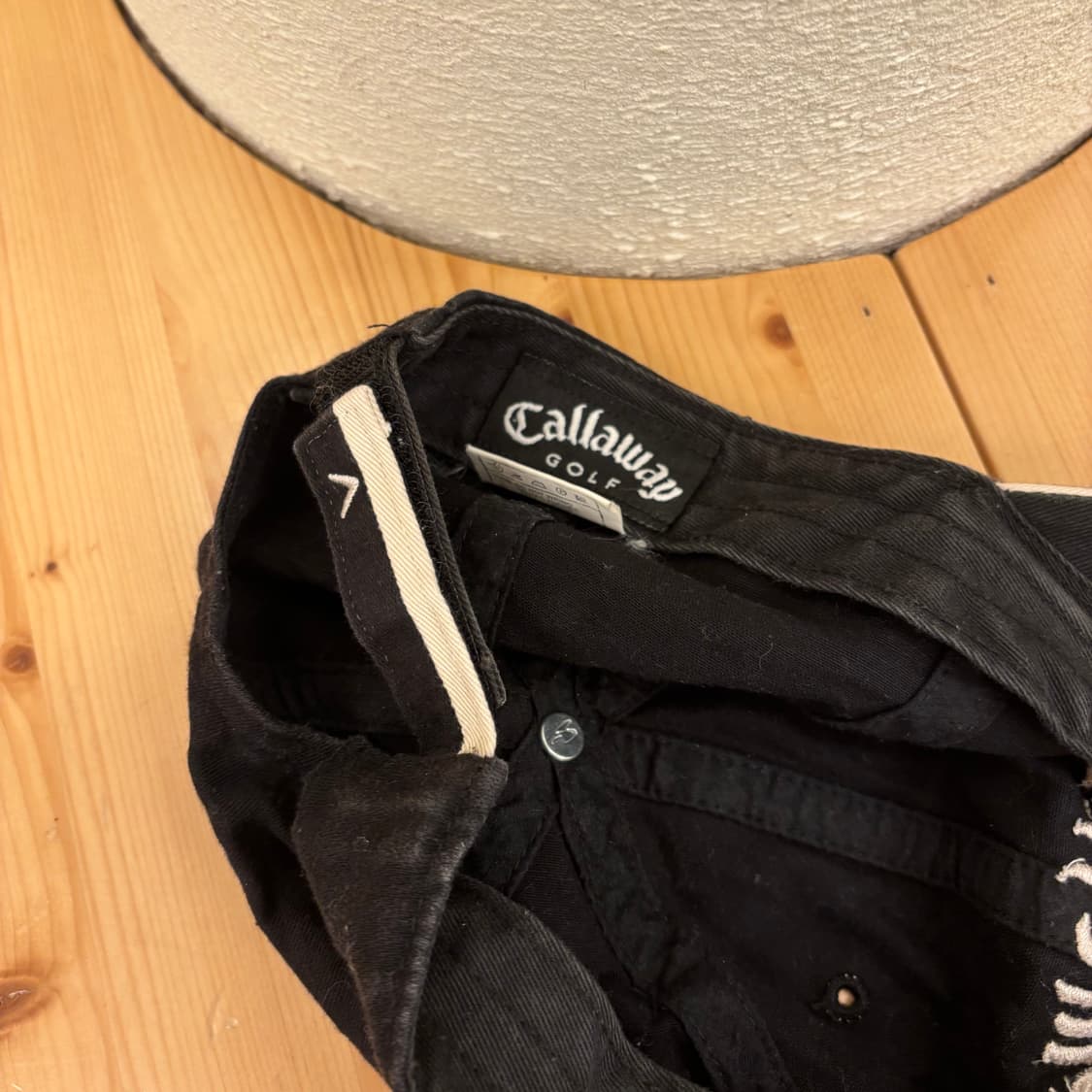 캘러웨이 로고 블랙 볼캡 상품이미지2