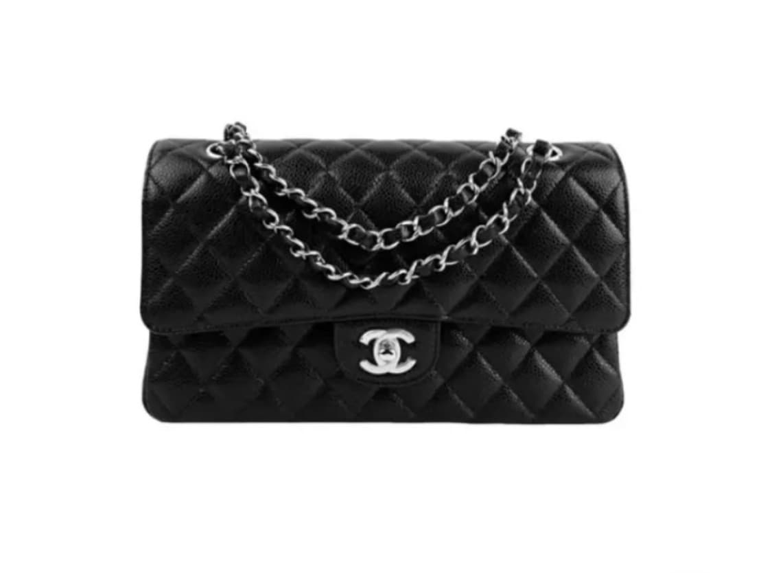 샤넬 클래식백 캐비어스킨 은장 미디움 상품이미지1