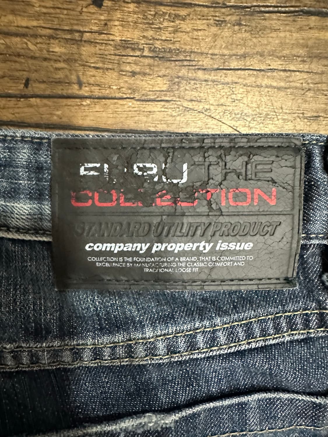 푸부 FUBU JEANS COLLECTION Y2K 패치워크 와이드 데님 상품이미지9