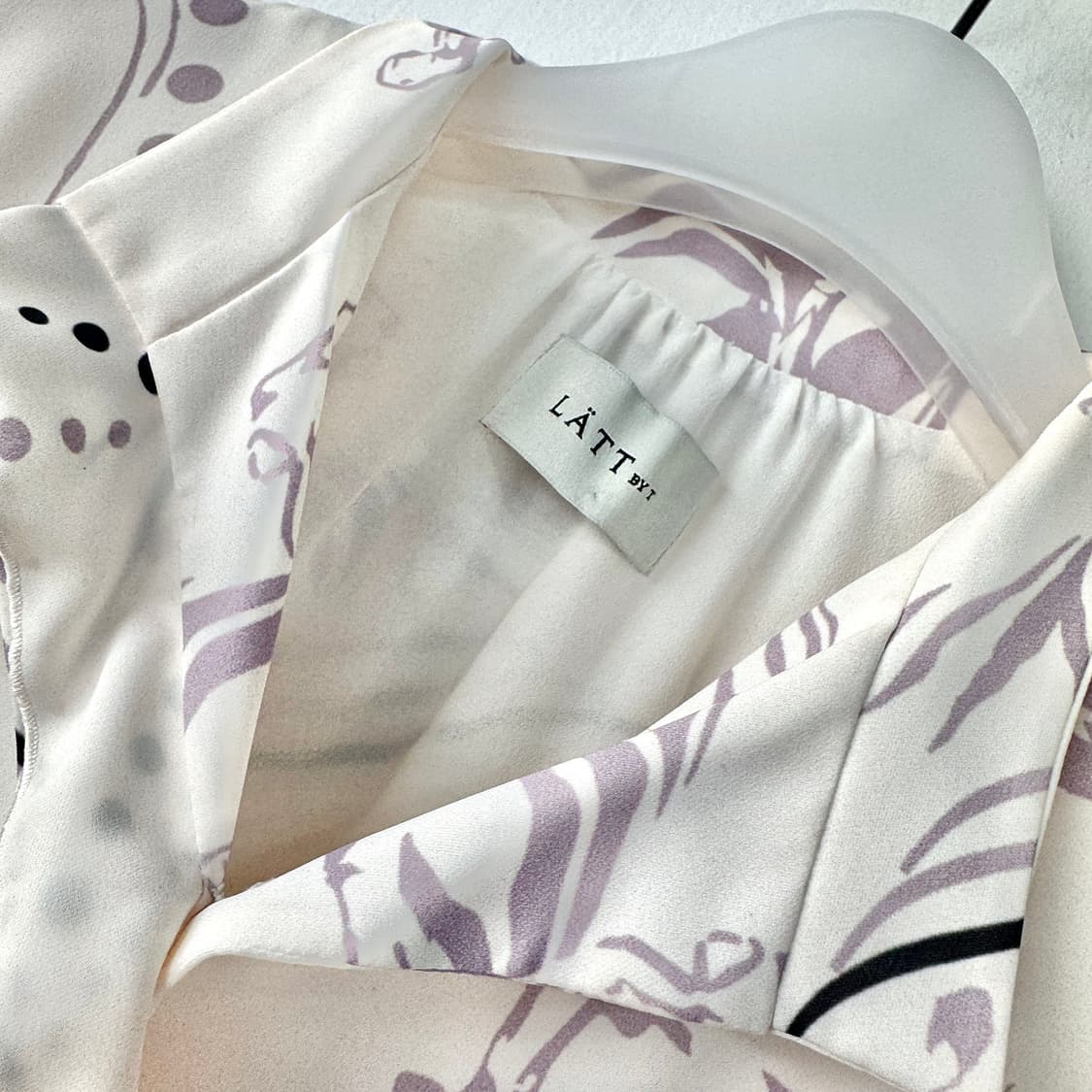 LATT by T 패턴 플리츠 롱 원피스 상품이미지2