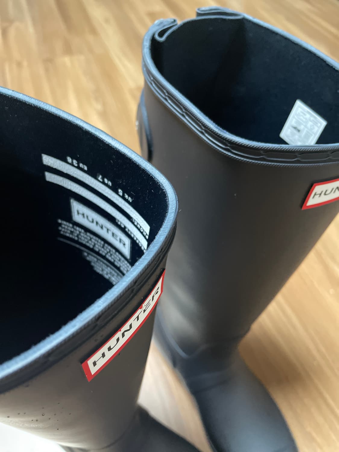 [헌터] 우먼스 오리지널 백 어드저스터블 톨 레인부츠 WFT1001RMA 상품이미지3