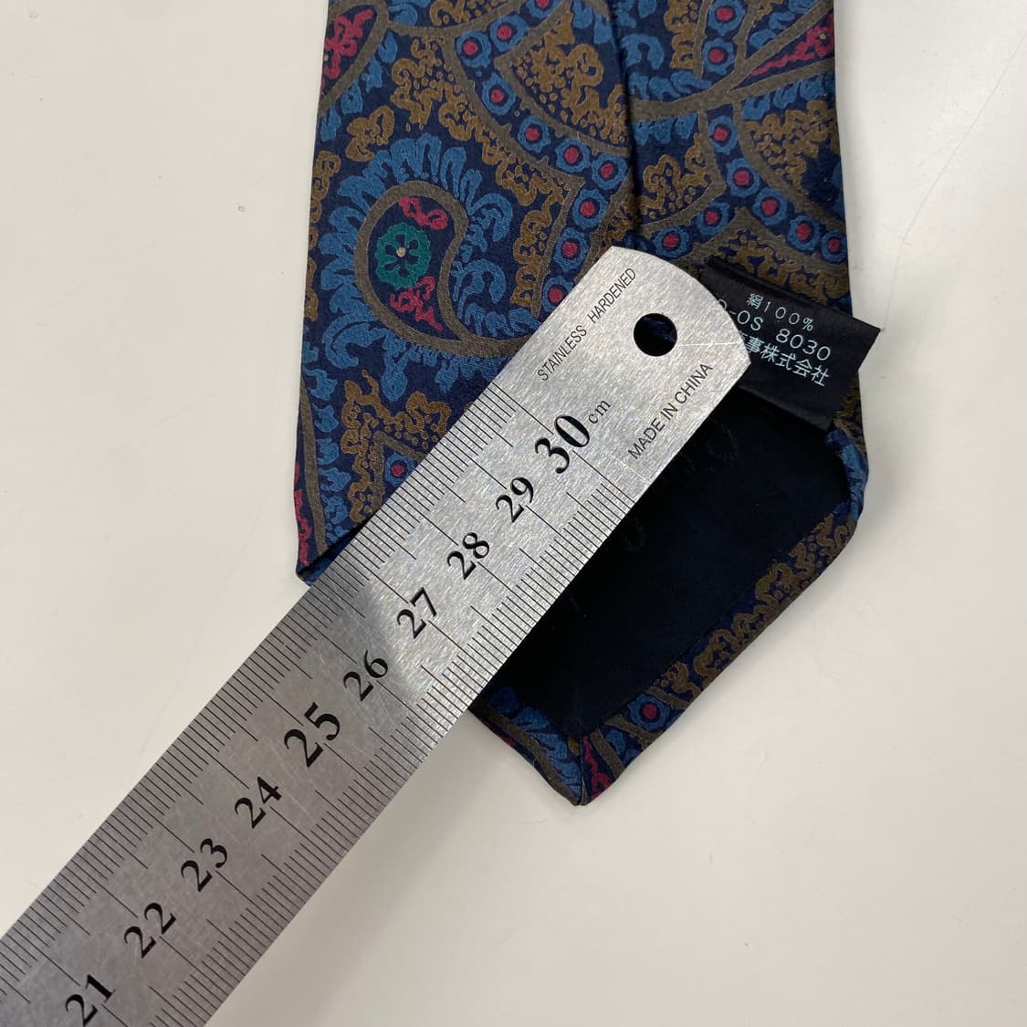 피에르가르뎅 (Pierre Cardin)페이즐리 명품정품넥타이7.8cm 상품이미지6