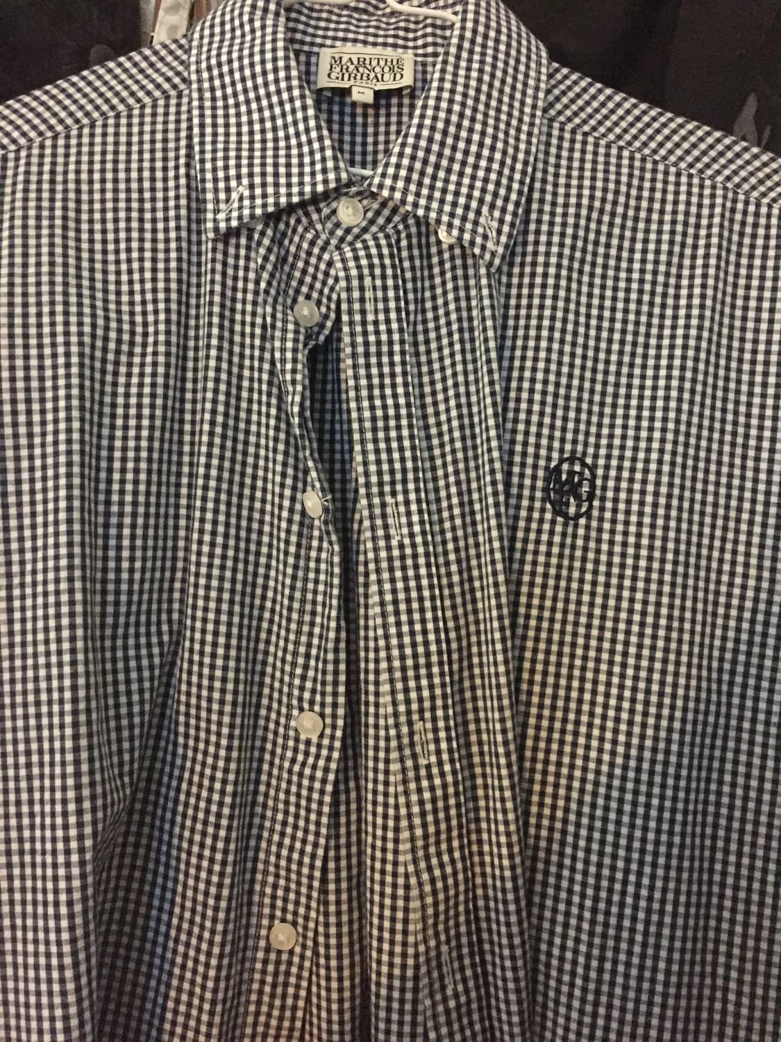 마리떼 깅엄 체크 셔츠 상품이미지3