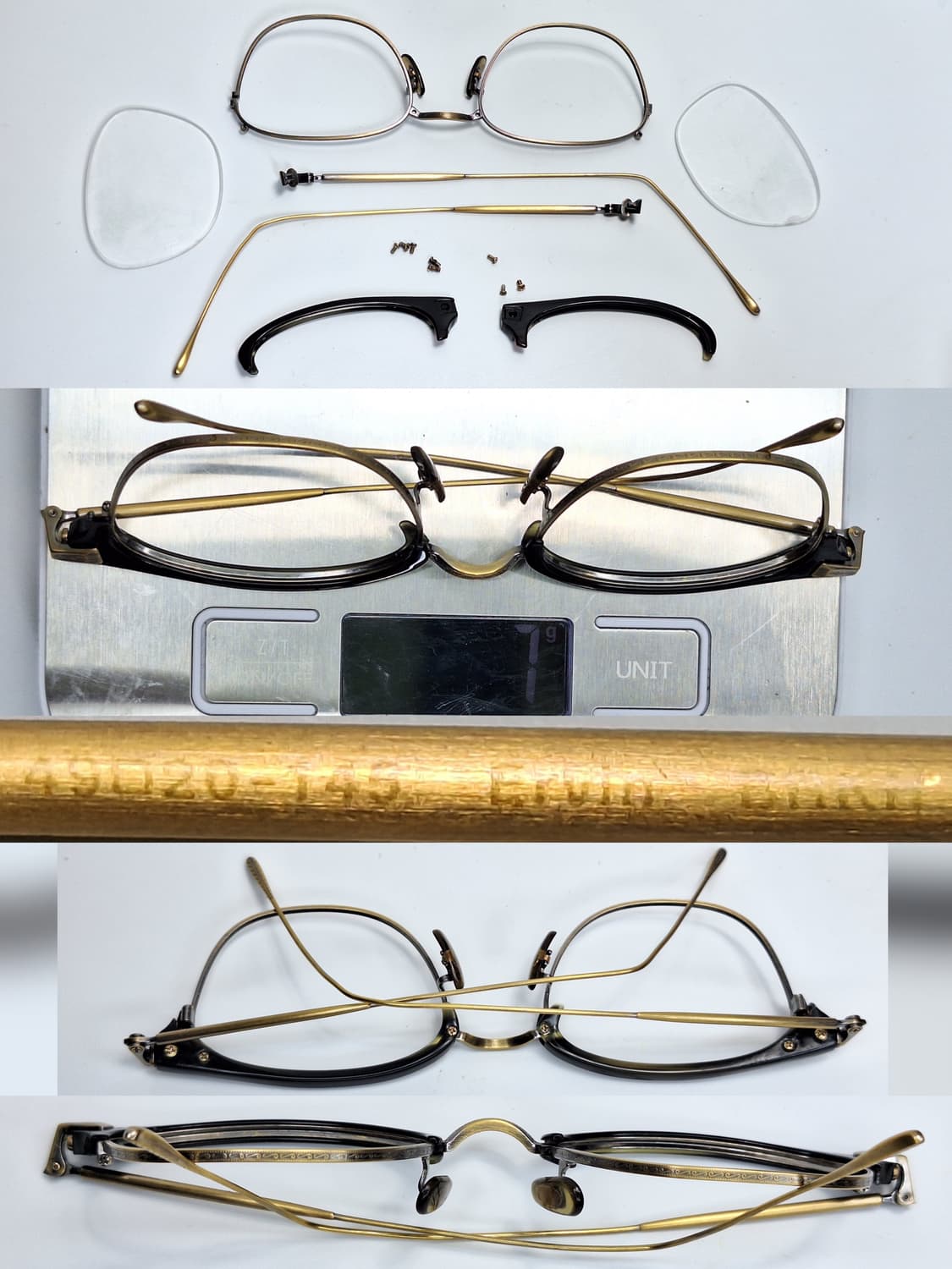 ERVIN BHRKH 일본 수제 장인 티타늄 하금테 안경테 일제 사바에 상품이미지5