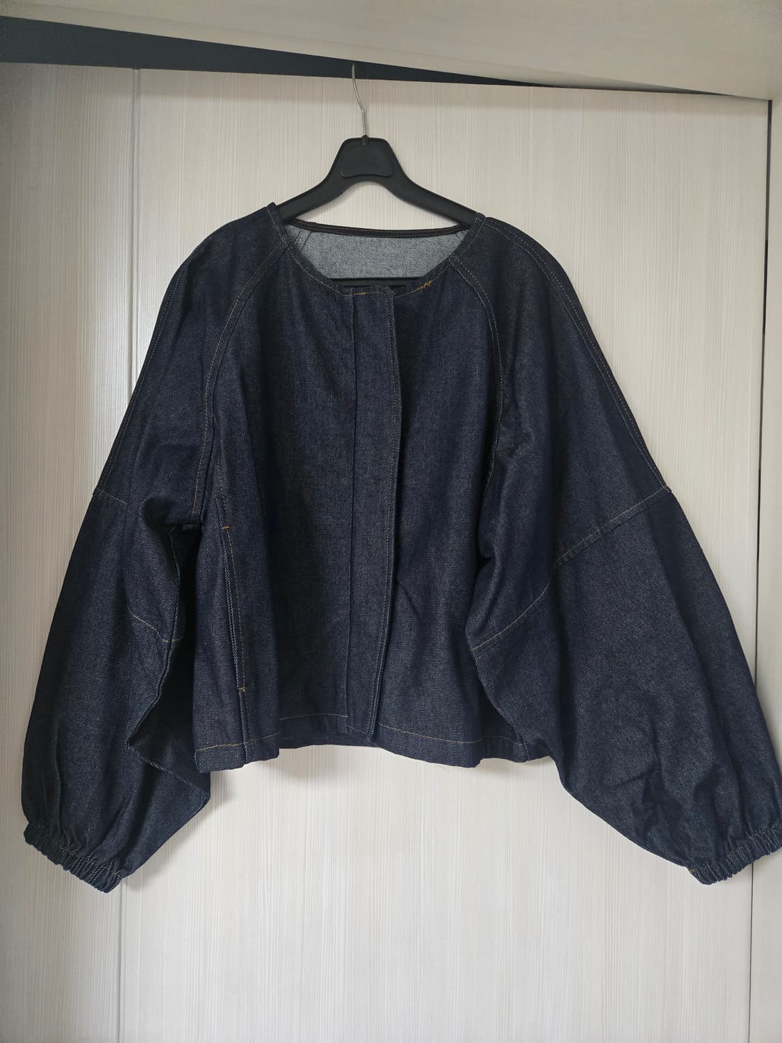 LIAN 리안 벌룬슬리브 데님자켓 상품이미지8