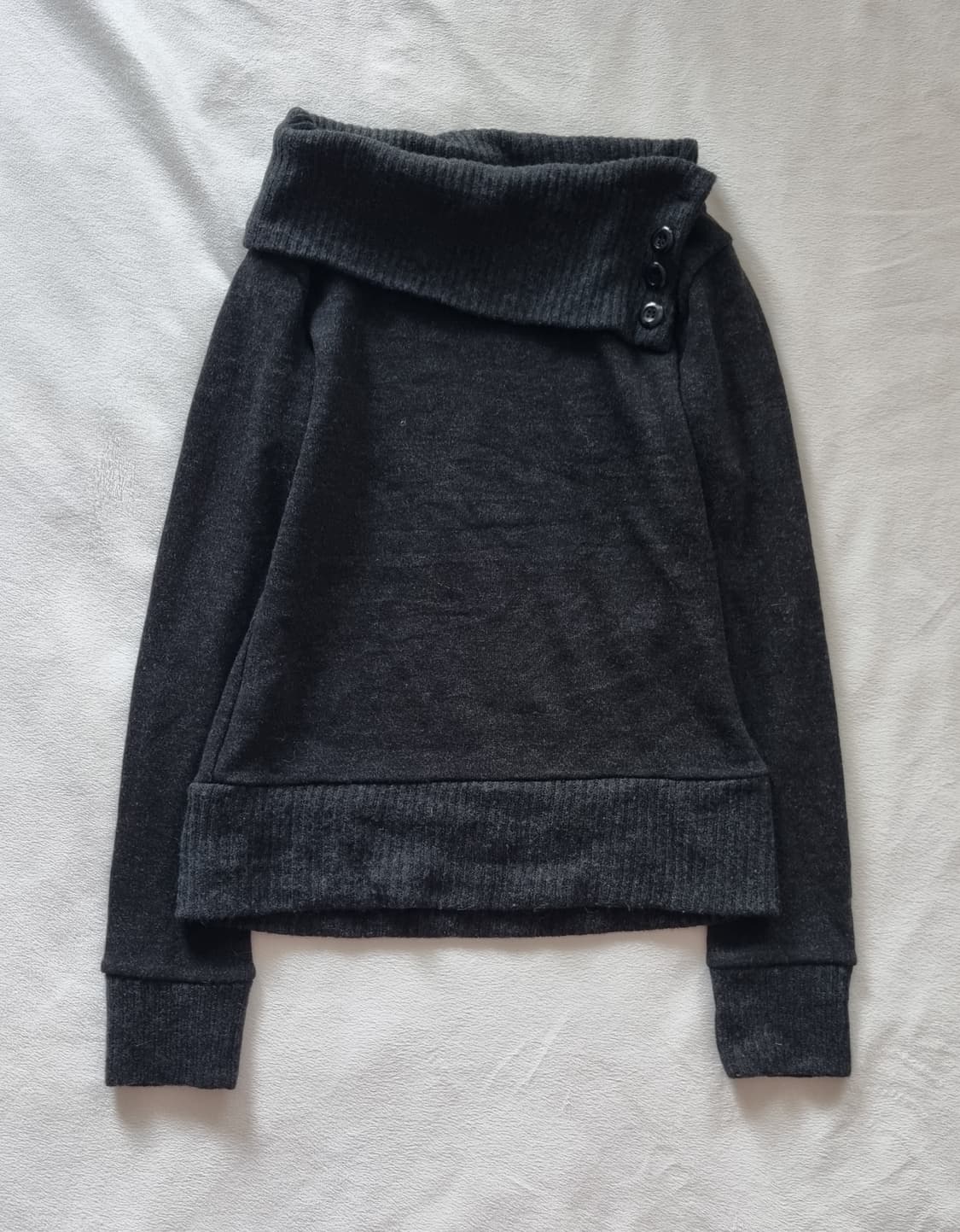 빈티지 모리걸 하구미 코이세이오st 단추 니트 상품이미지1