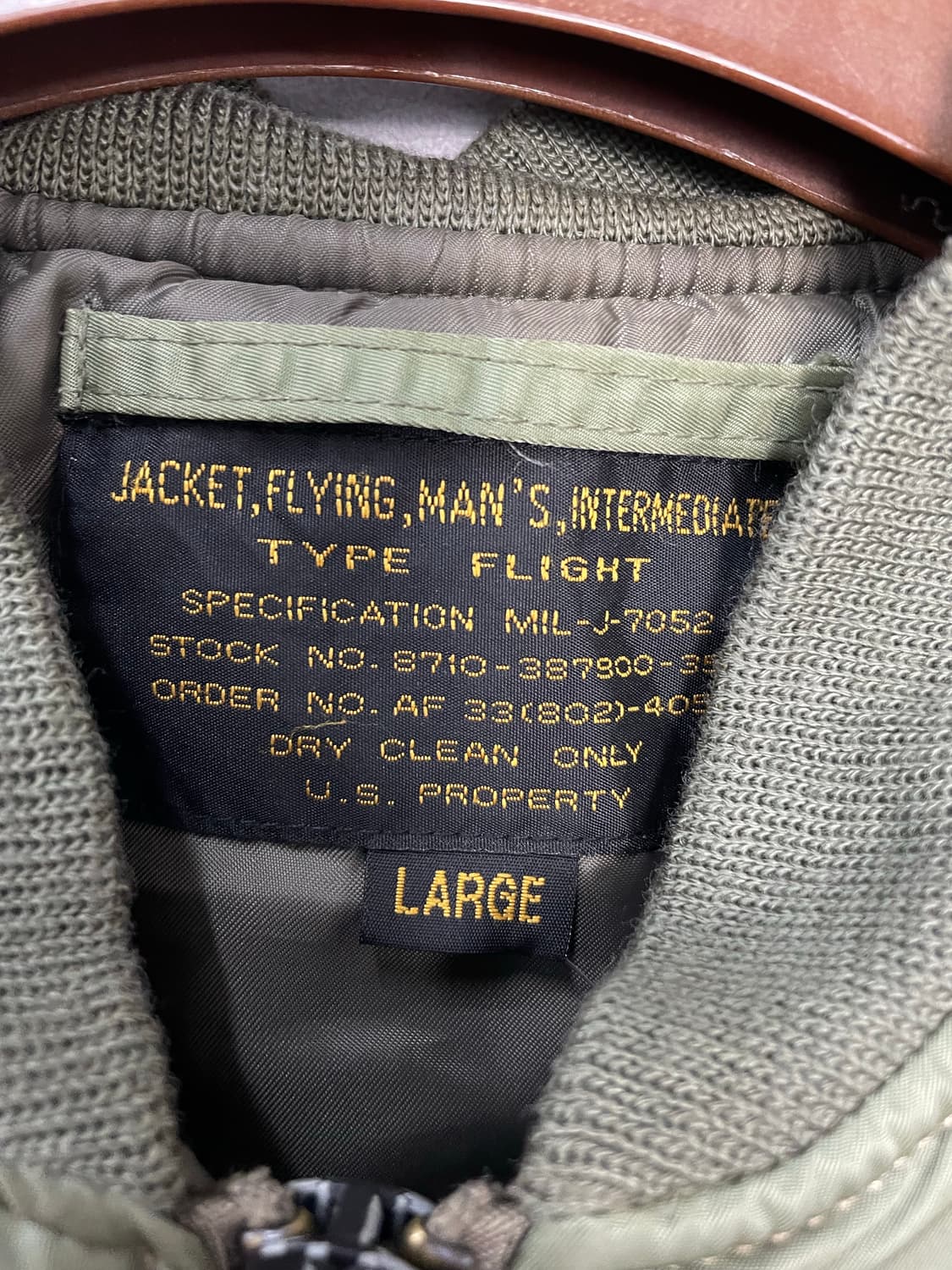 US에어포스 빈티지 MA-1 항공점퍼 H2344 상품이미지4