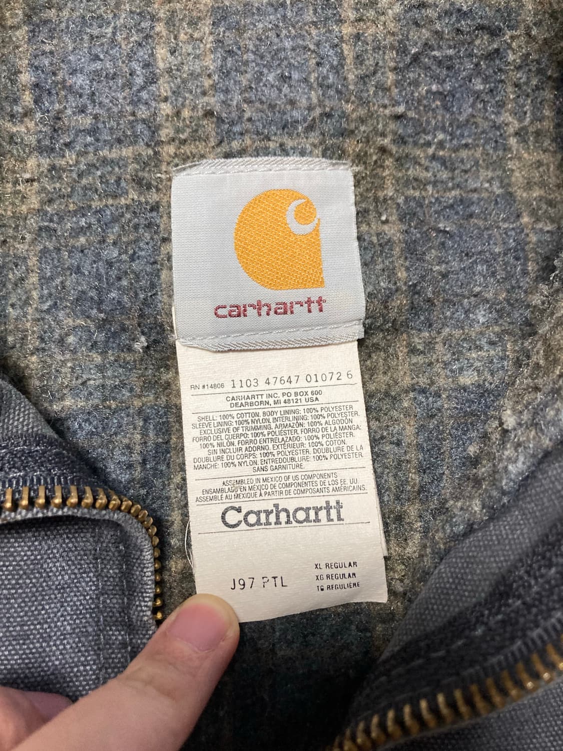칼하트 j97 ptl xl 상품이미지2
