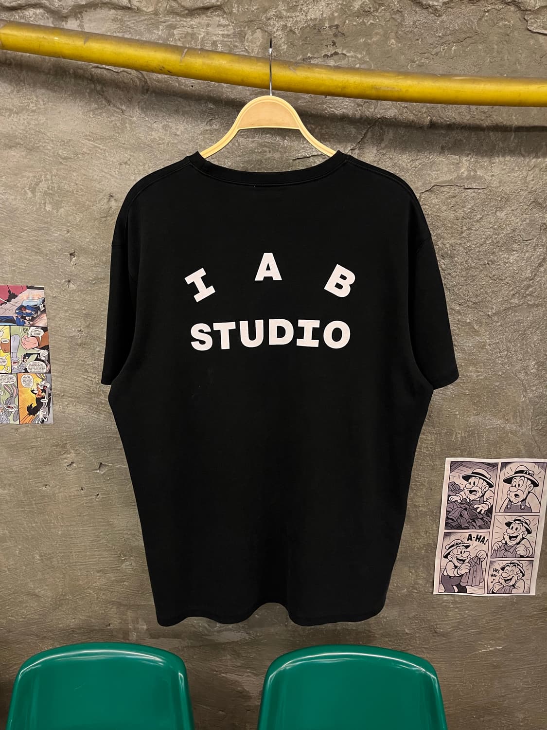 아이앱스튜디오 반팔티 블랙 XL #csz416 상품이미지1