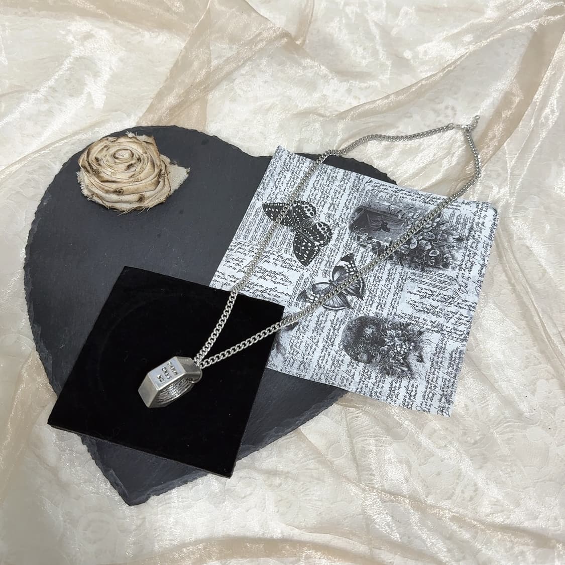 빈티지 볼트 쿠바체인 목걸이 상품이미지2