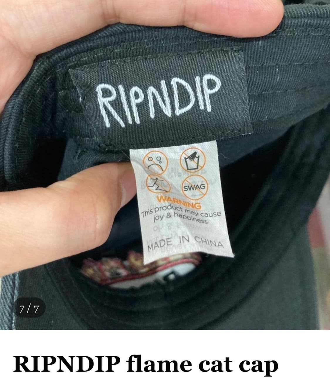 마스컴퍼니 RIPNDIP 빈티지캡 상품이미지5
