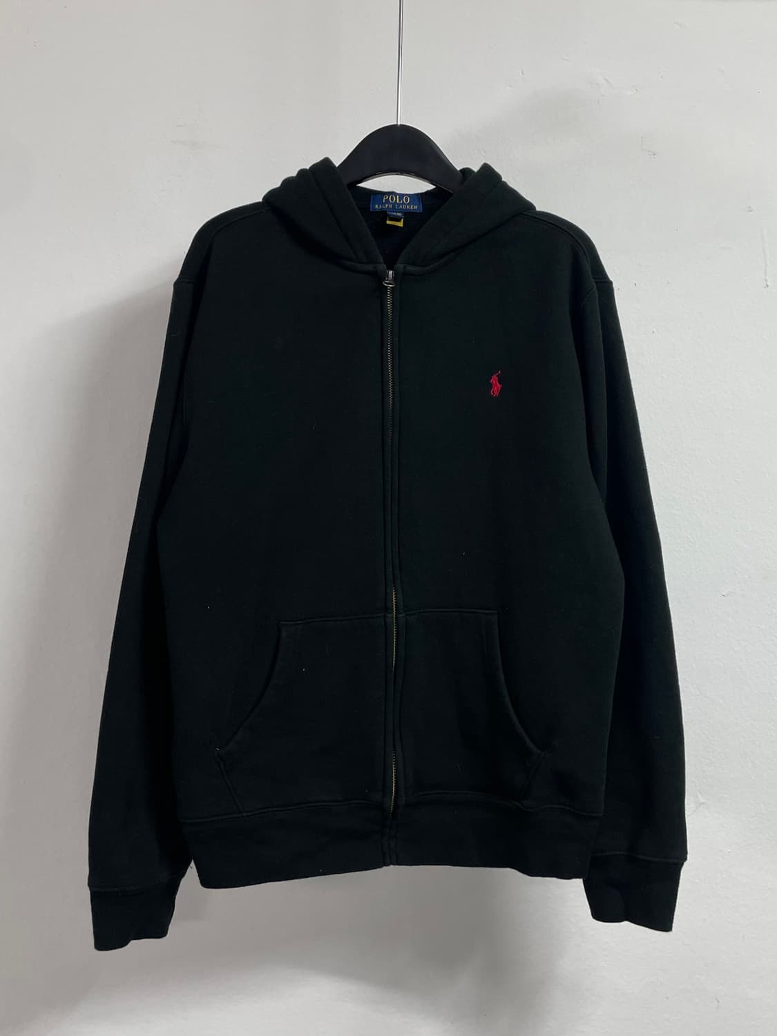 폴로 랄프로렌 블랙 후드집업 (on.242) 상품이미지1