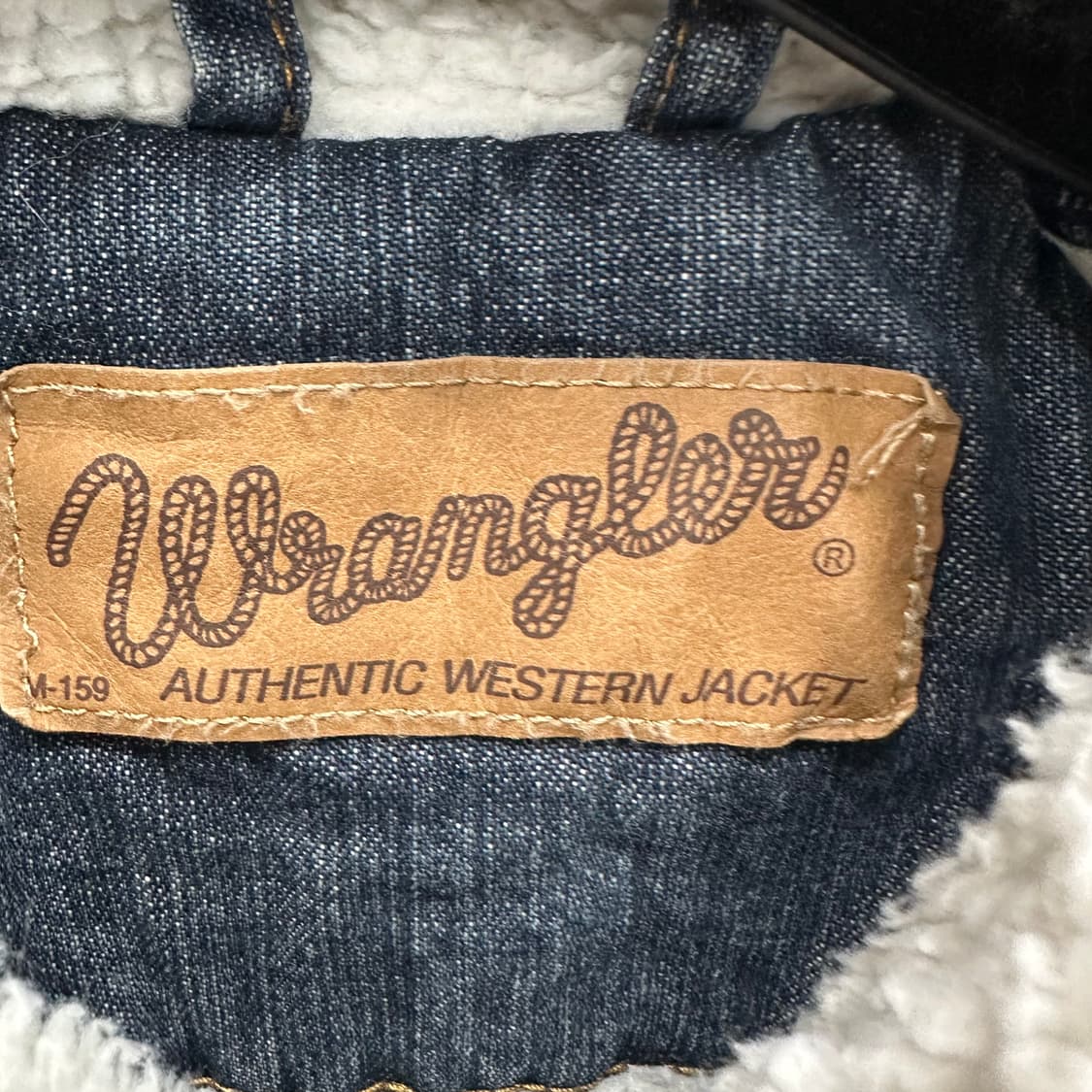 90 랭글러 여자 쉐르파 데님 청자켓 상품이미지5