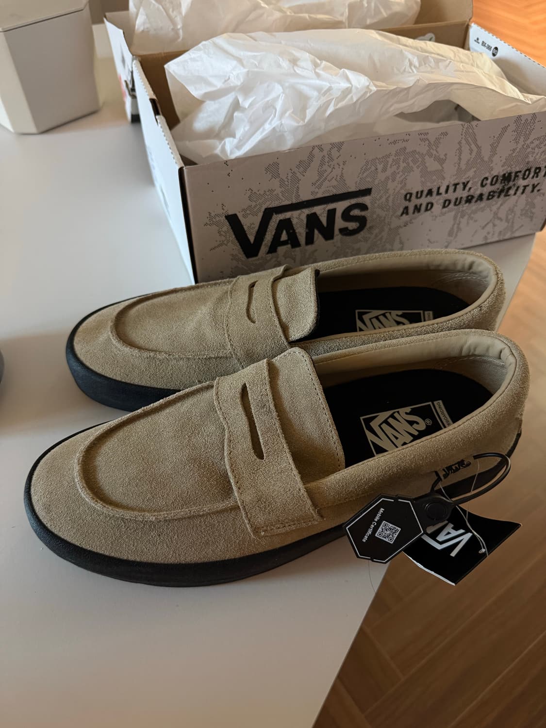 반스 스웨이드로퍼 베이지280 상품이미지1