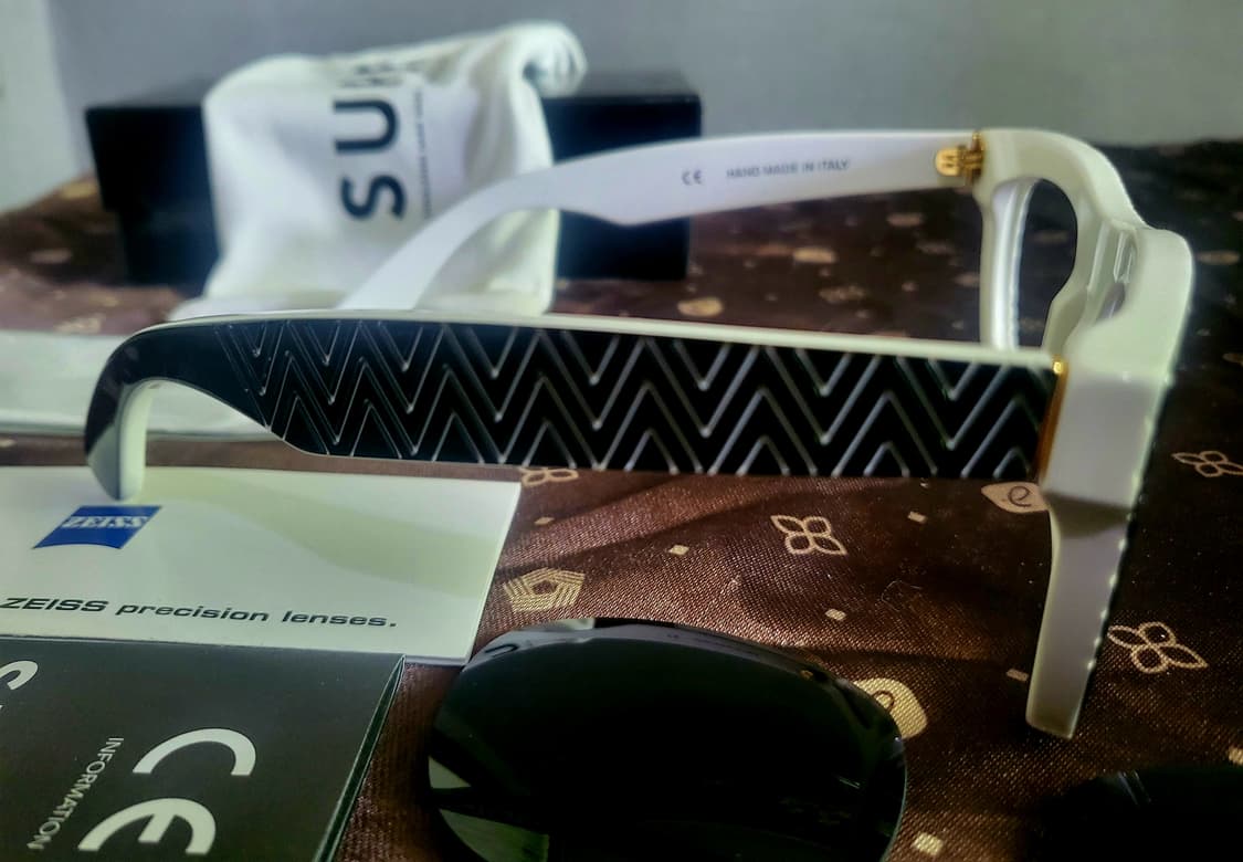 (미사용 새제품) SUPER  슈퍼 블랙&화이트 선글라스 상품이미지8