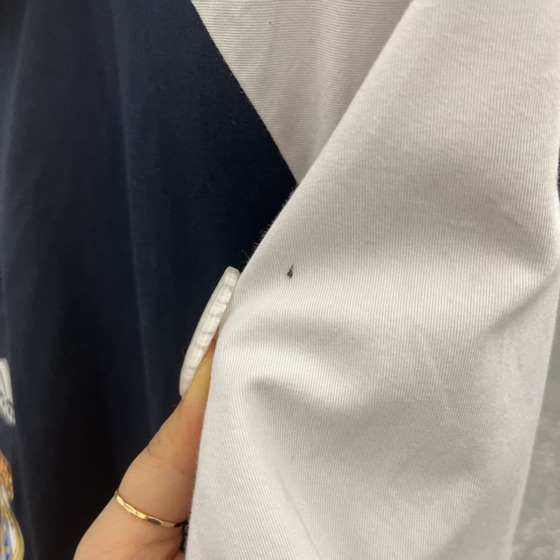 아디다스 레알마드리드 레트로 바람막이 웜업 2XL C10830 상품이미지8