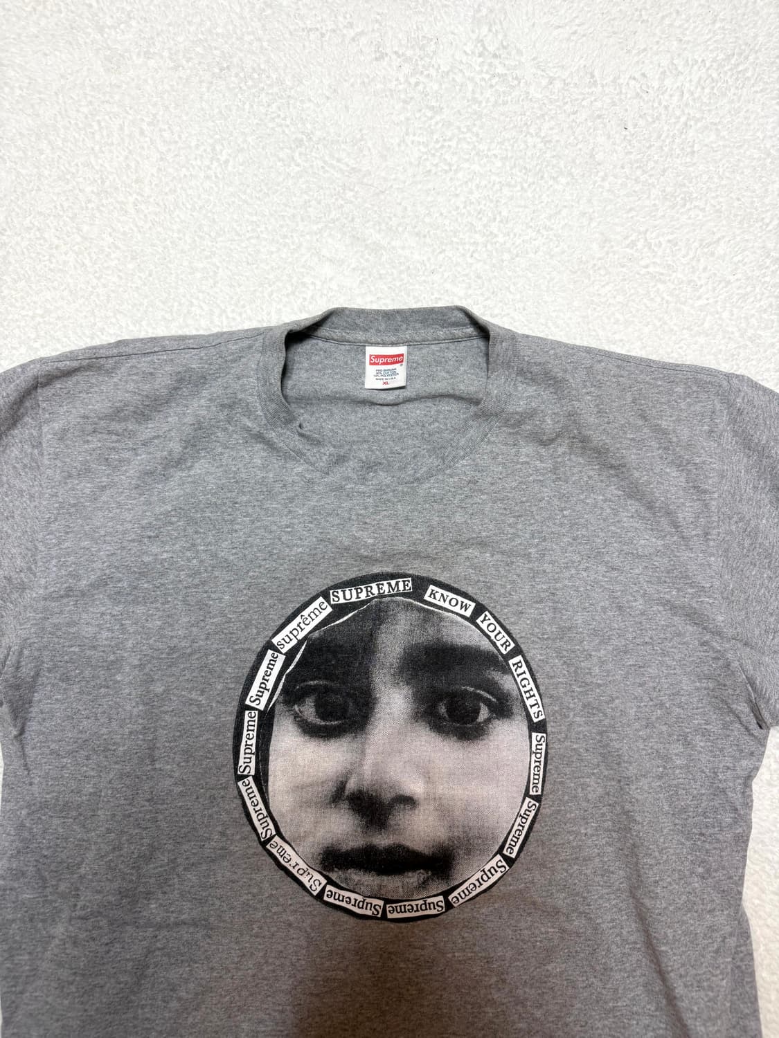 슈프림 노 유얼 라이츠 프린팅 반팔 티셔츠 XL 상품이미지2