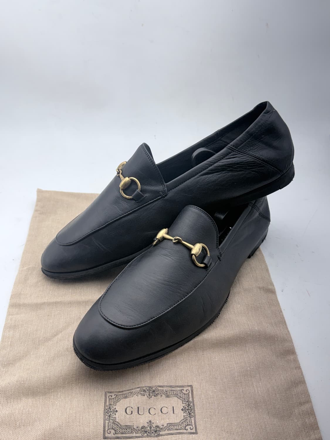 정품)구찌 홀스빗 구두275/280 상품이미지4