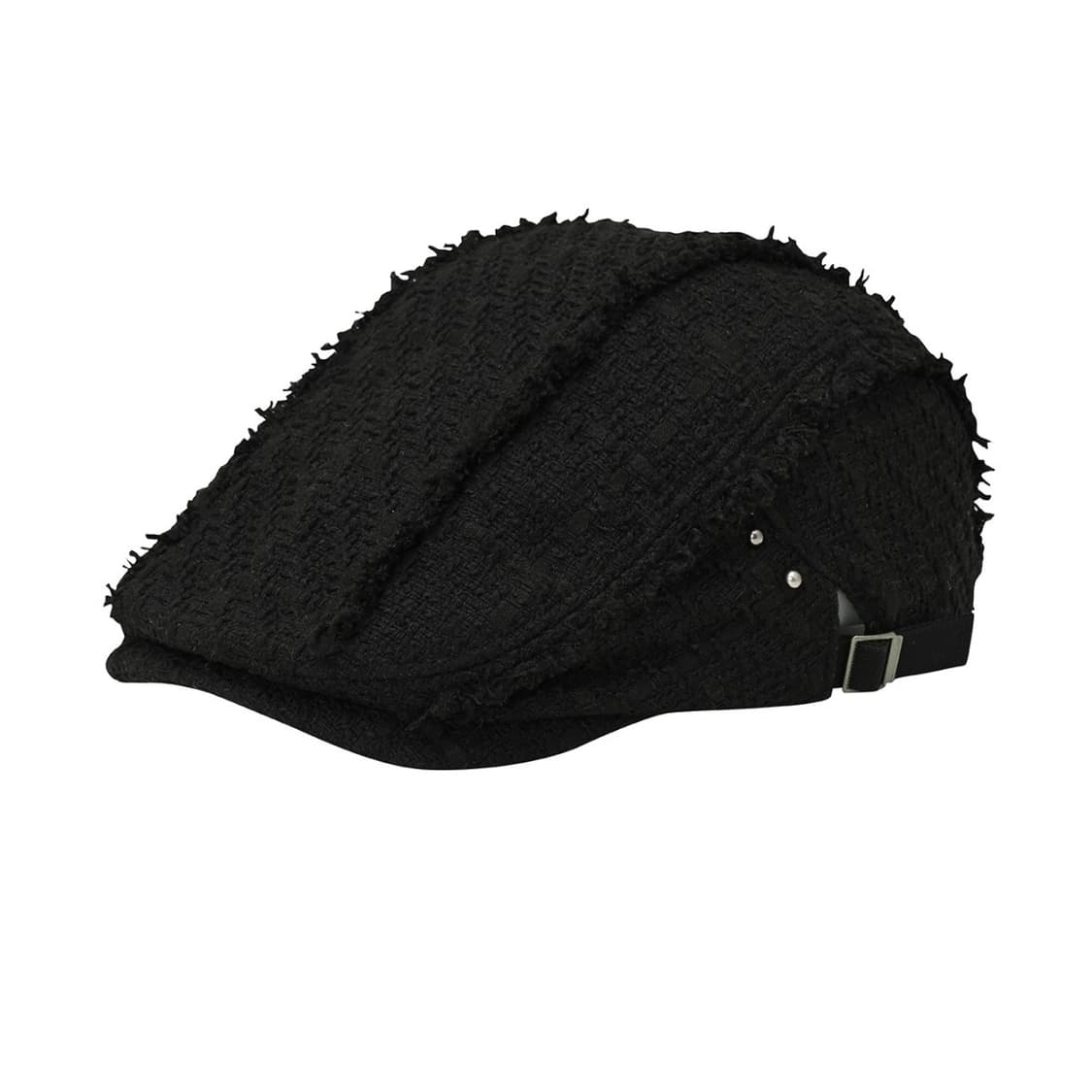 보헤미안서울 트위드 헌팅캡 블랙 상품이미지1