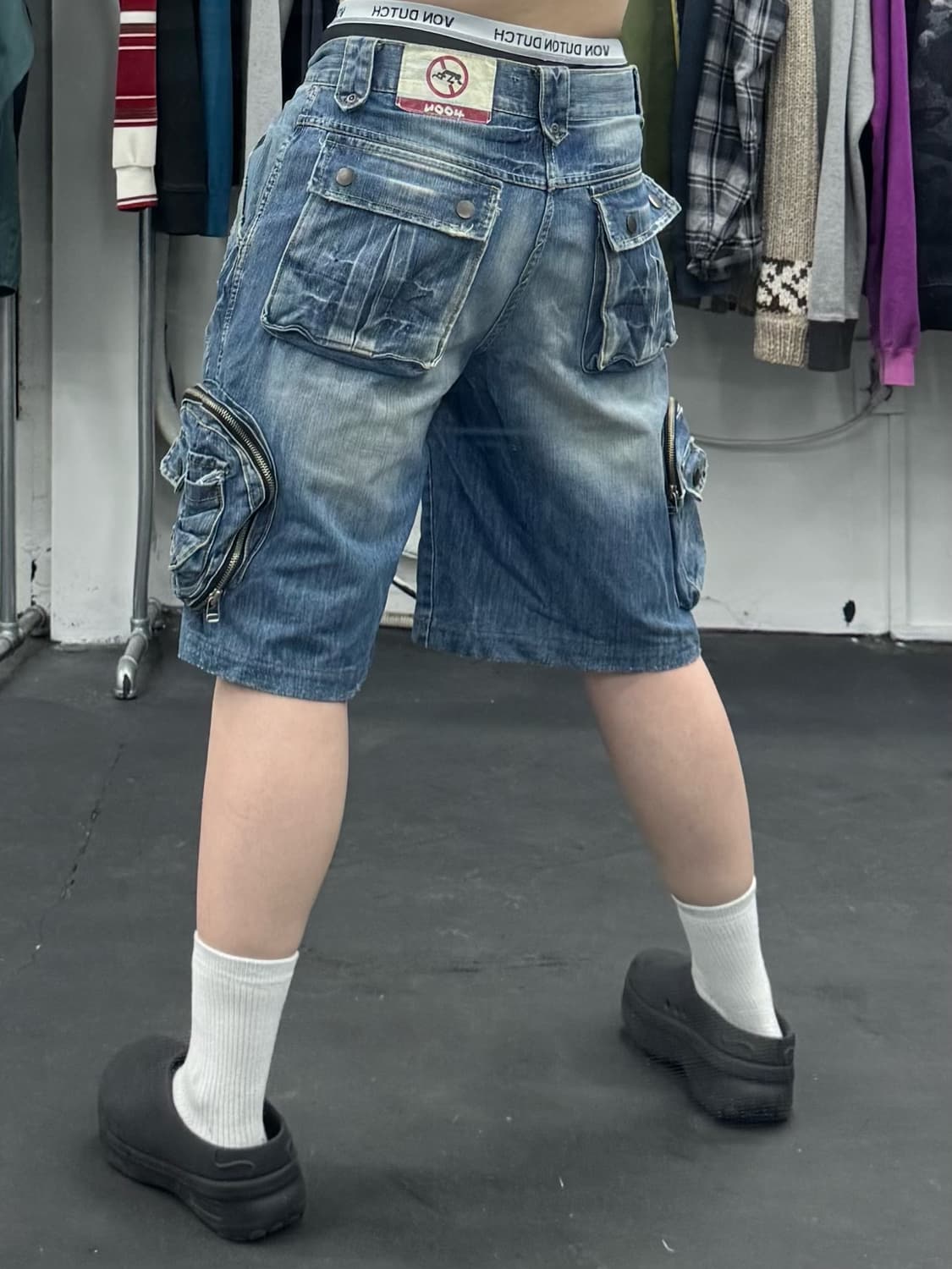 VTG 멀티포켓 데님 버뮤다팬츠 상품이미지5