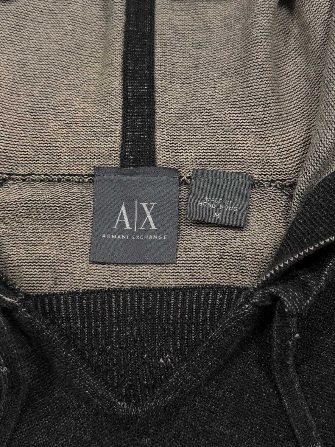 아르마니 익스체인지 빅로고 니트 후드 상품이미지6