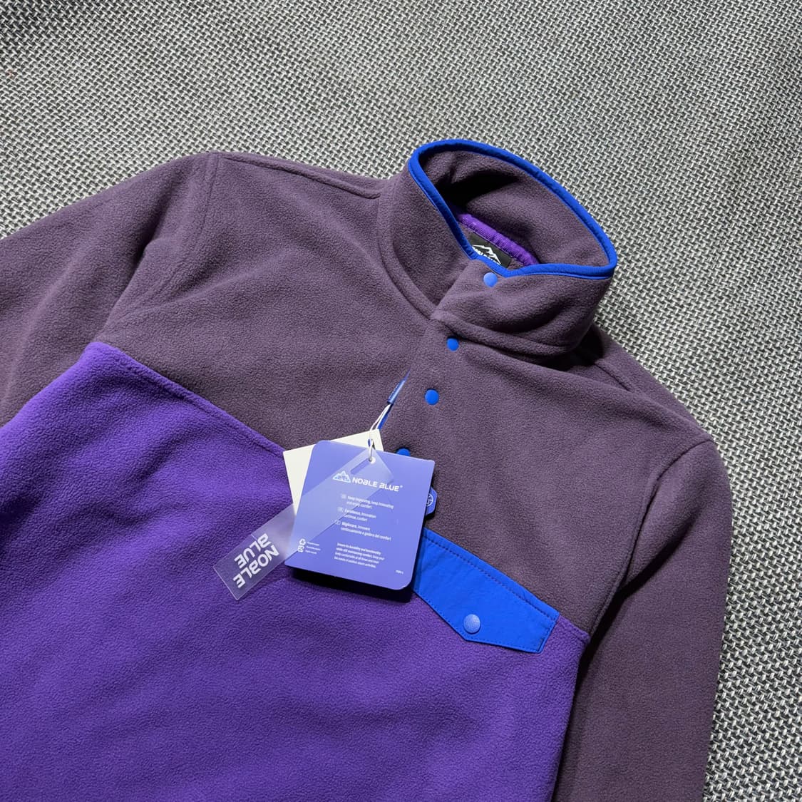 (새상품) 빈티지 아웃도어 플리스 스냅티 상품이미지2