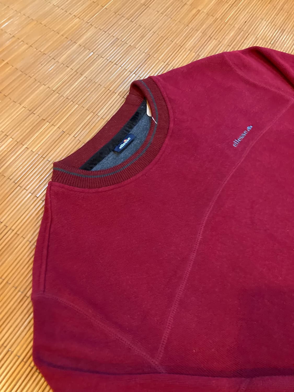 엘레쎄 엘보 패치 플리스 맨투맨 상품이미지3