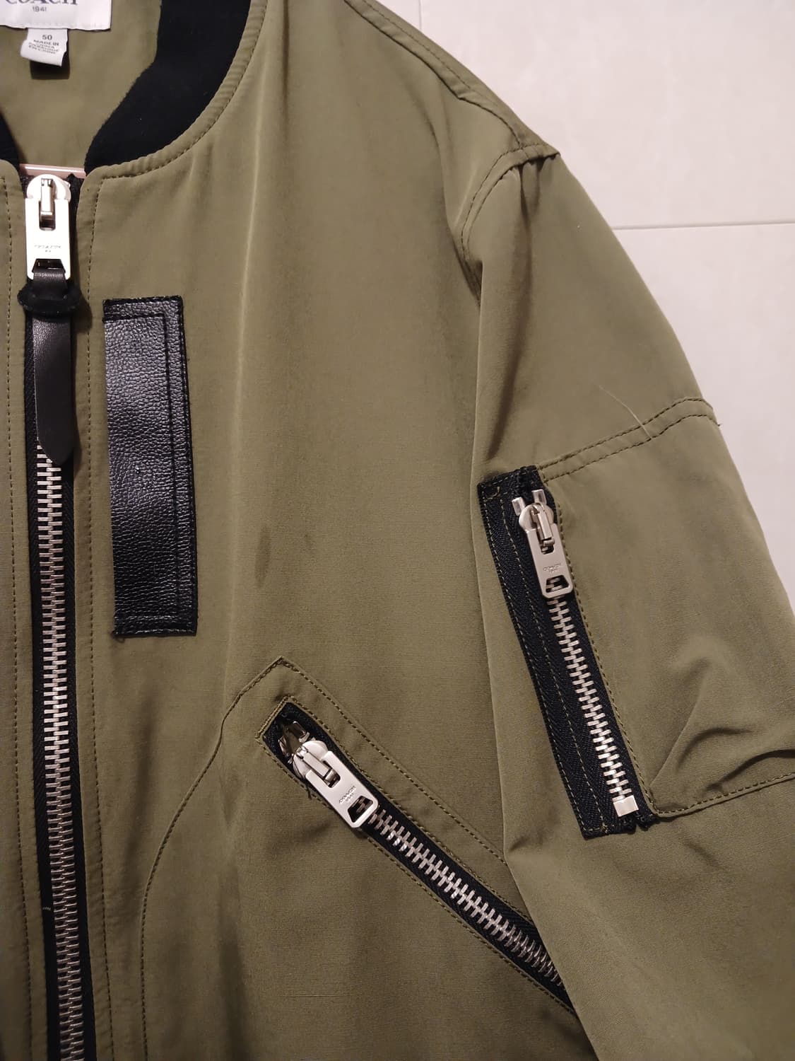 코치 정품 여성 봄버 자켓 50 사이즈 상품이미지8