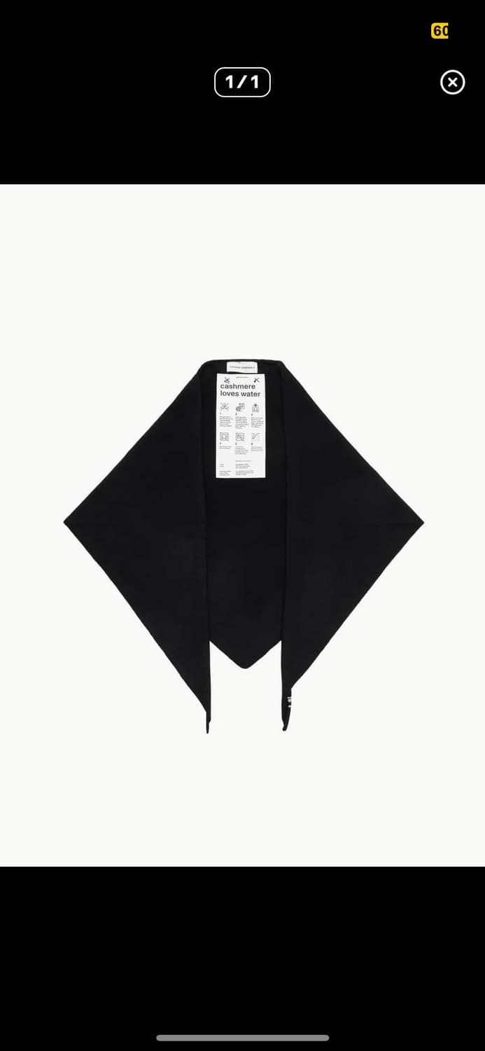 구매) 익스트림캐시미어 Witch, raven 블랙 상품이미지1