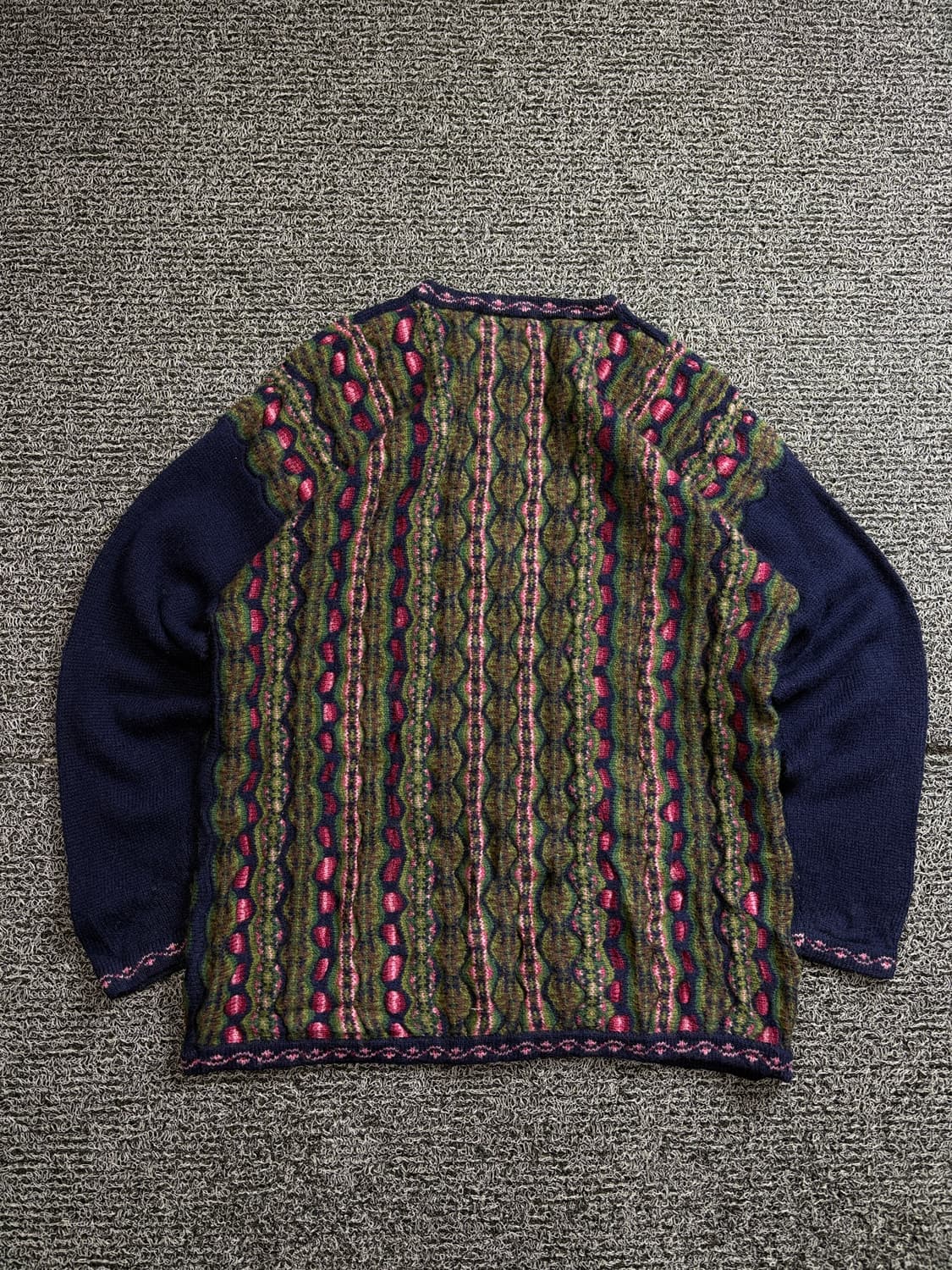 빈티지 아카이브 플로럴 패턴 울 가디건 2103 상품이미지4