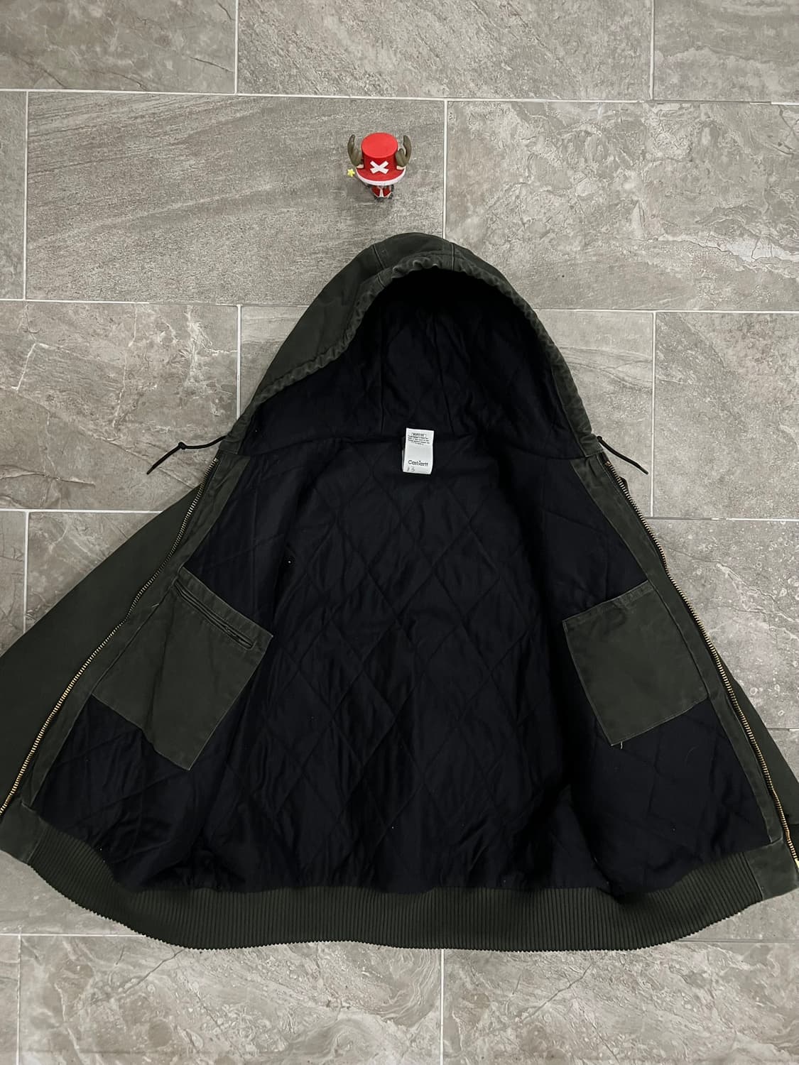 (XL) 칼하트 후드 덕 액티브 자켓 J130 MOS 모스그린 상품이미지3