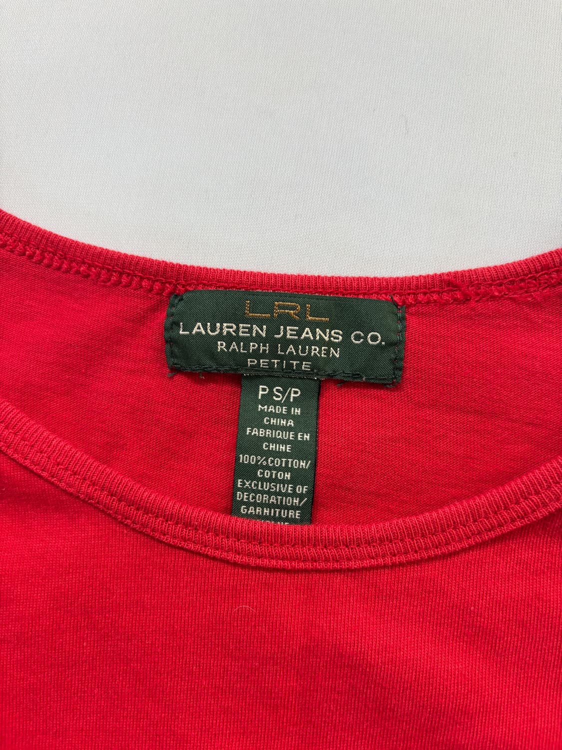 폴로 랄프로렌 빈티지 긴팔 티셔츠 상품이미지4