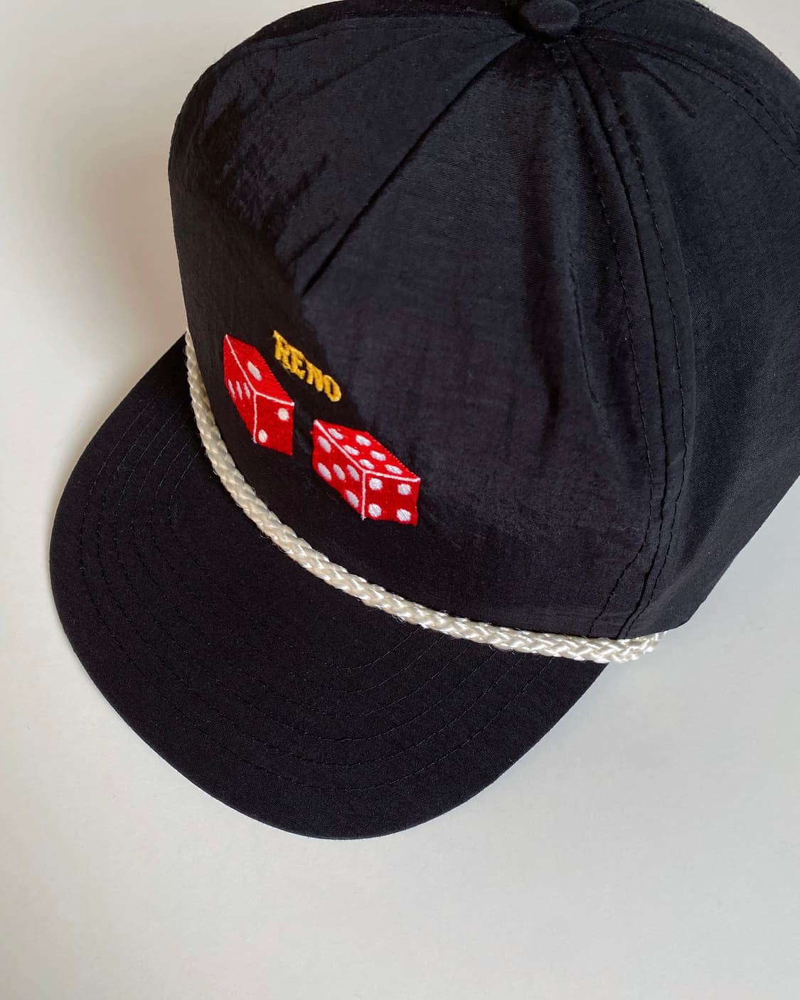 RENO 블랙 빈티지 트러커 캡 상품이미지6