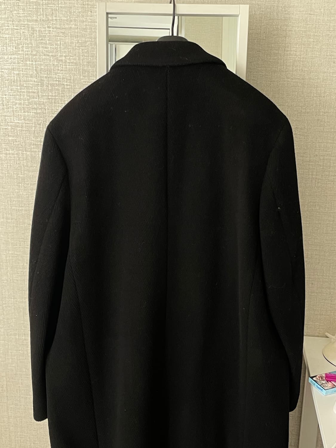 인사일런스 블랙 더블 롱코트  상품이미지3