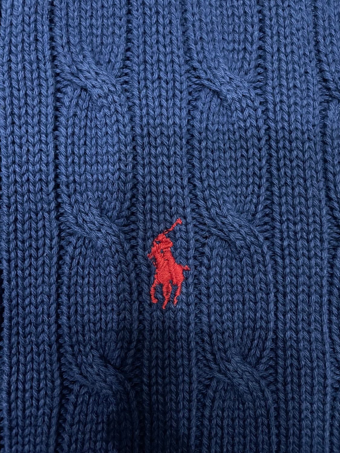 90s 폴로 랄프로렌 코튼 케이블 가디건 상품이미지6