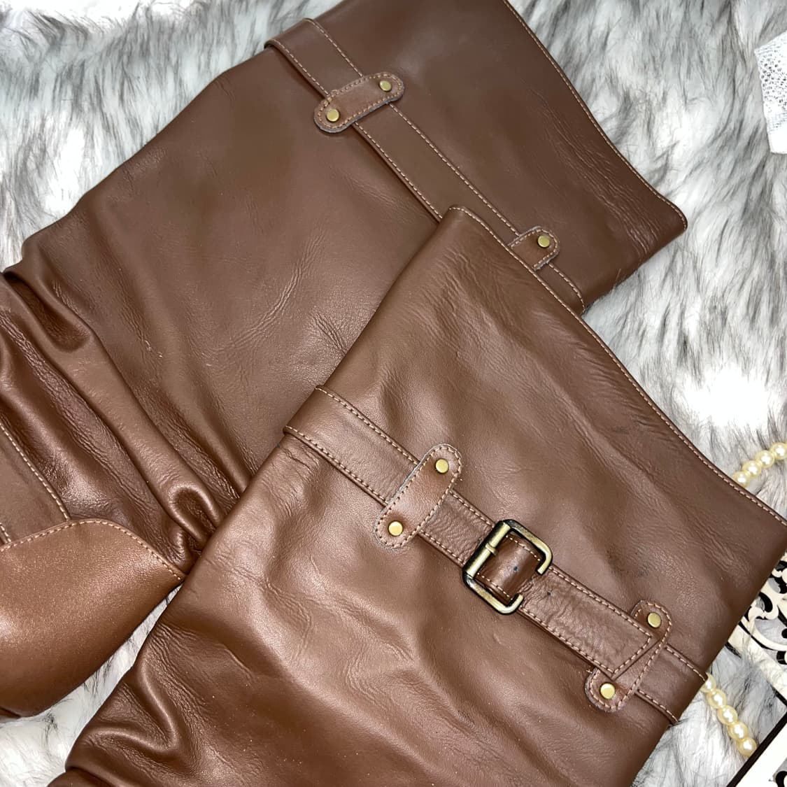 빈티지 브라운 부츠 상품이미지3