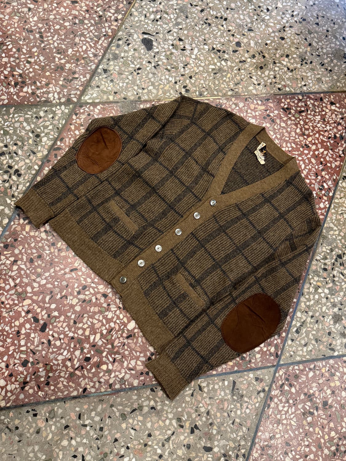 60s Barclay 모헤어 가디건 (M) 상품이미지3